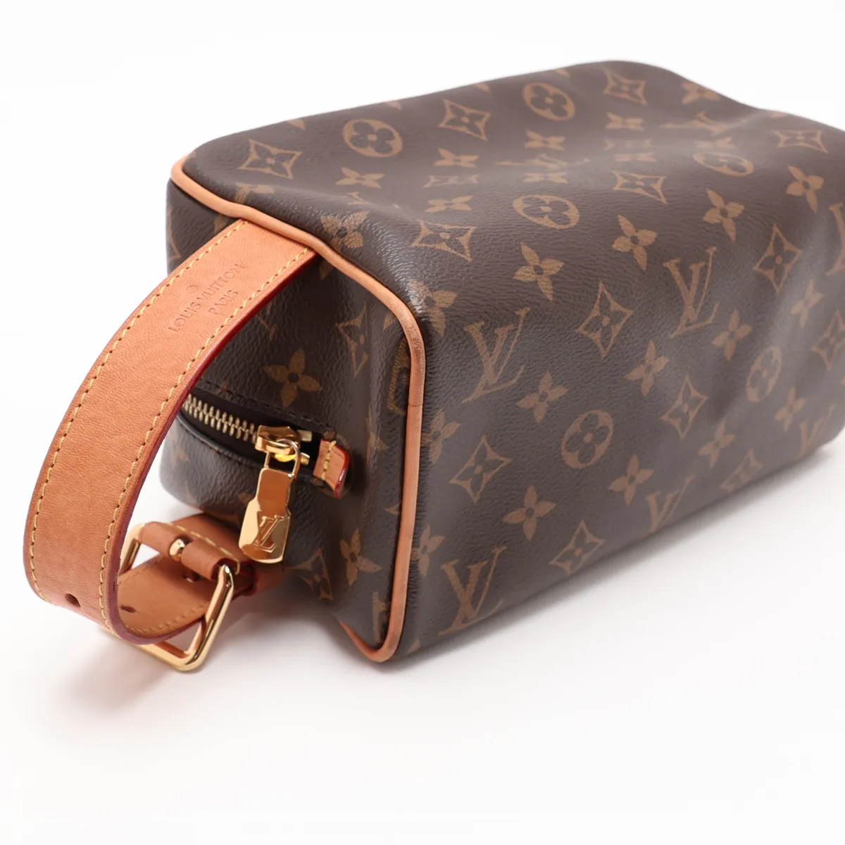 Monogram Locker Dopp Kit M83112 Brown (RFID detected) — view 4