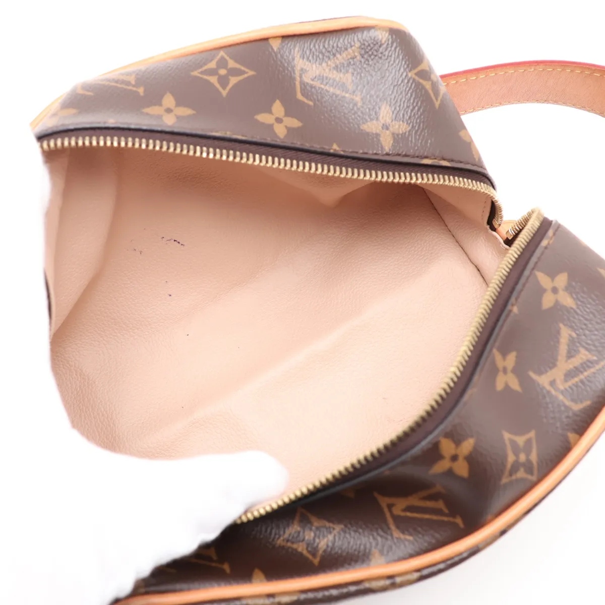 Monogram Locker Dopp Kit M83112 Brown (RFID detected) — view 7