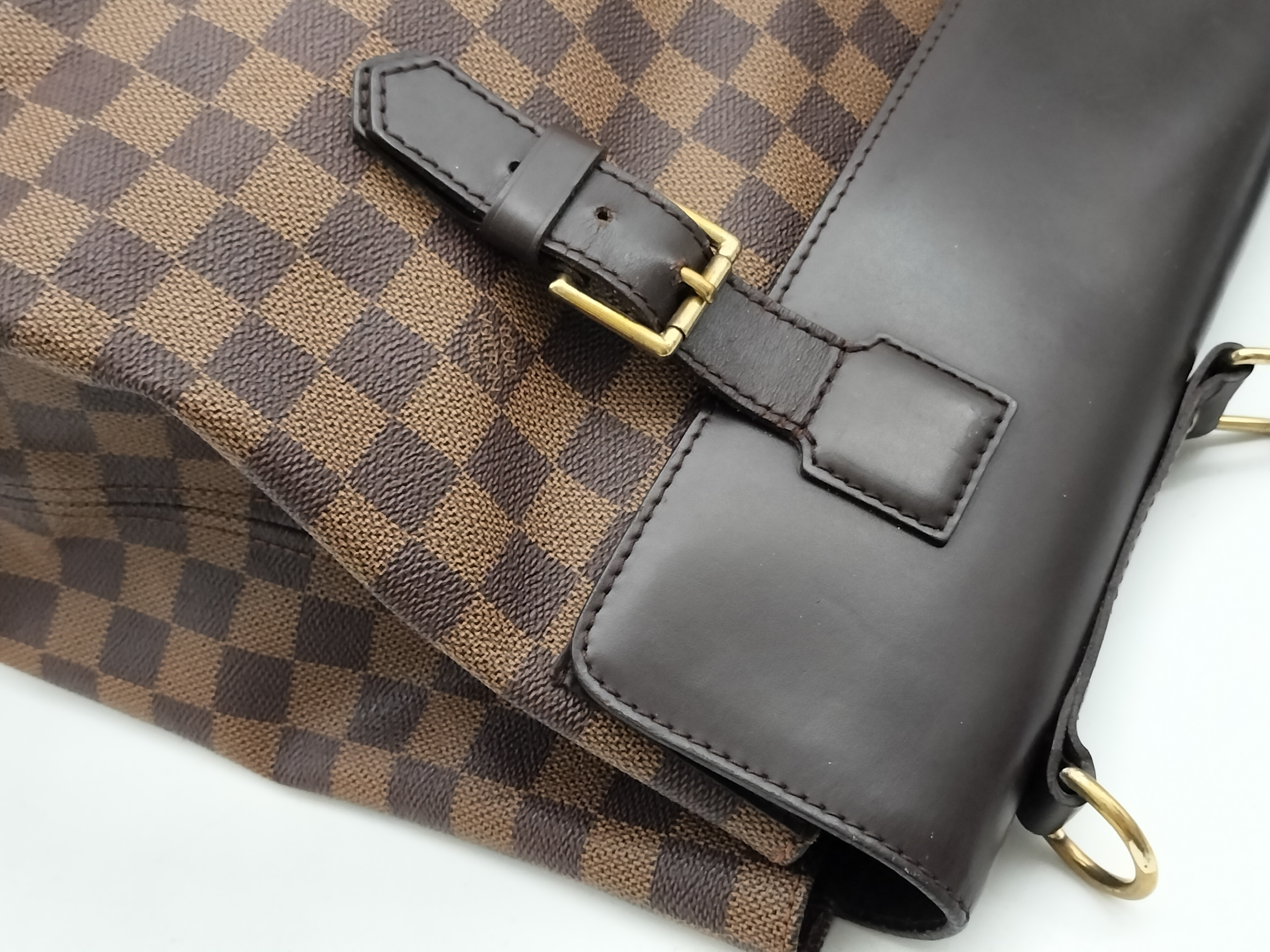 Damier West End PM N41130 Shoulder Strap Boston Bag — view 7