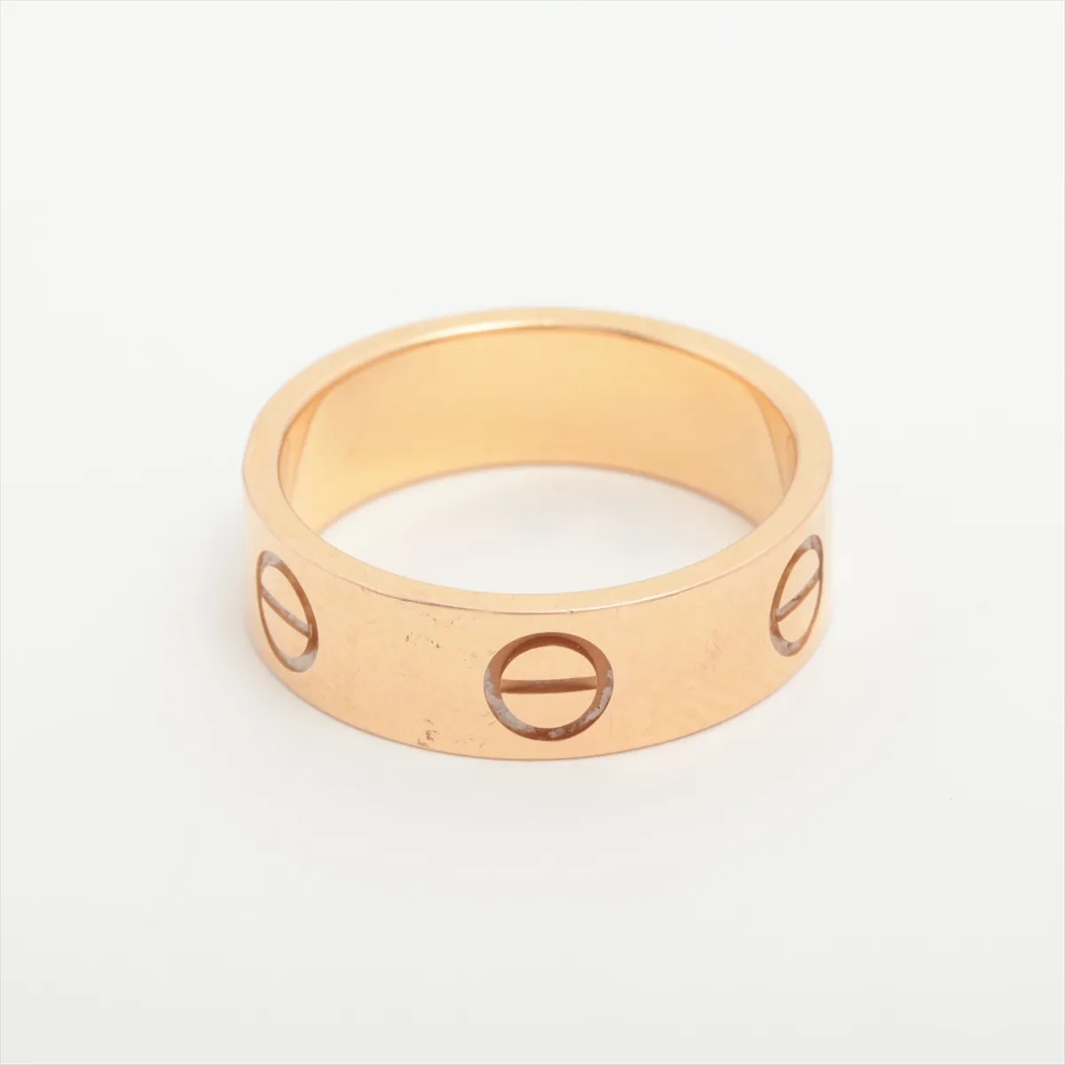 Love Ring 750 (PG) 5.7g Size 52 JEP174 (Dents, Distortion) — view 2