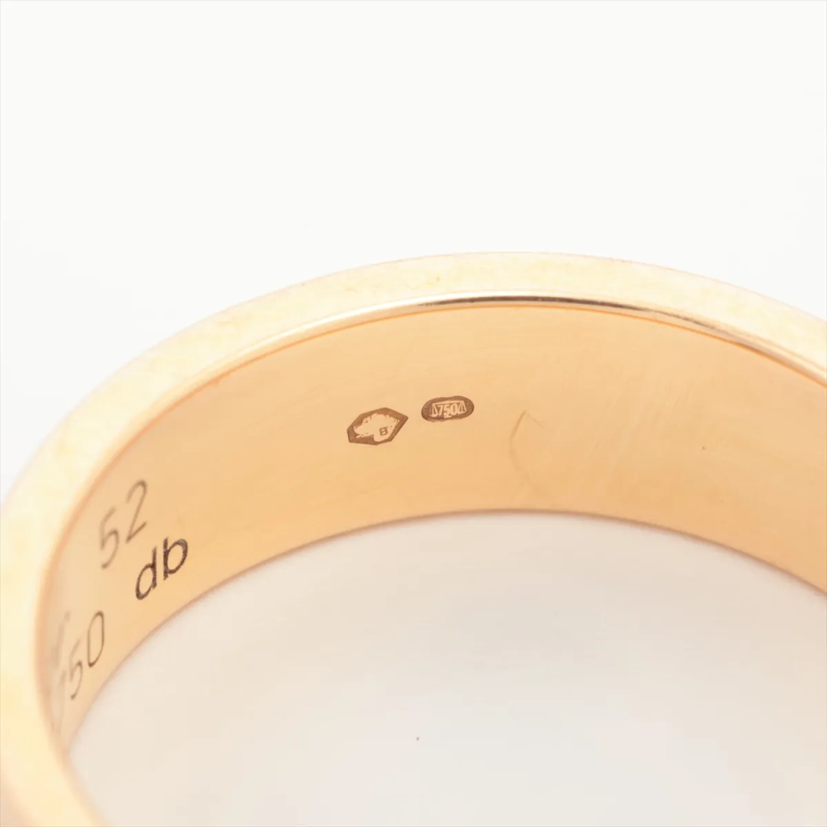 Love Ring 750 (PG) 5.7g Size 52 JEP174 (Dents, Distortion) — view 4