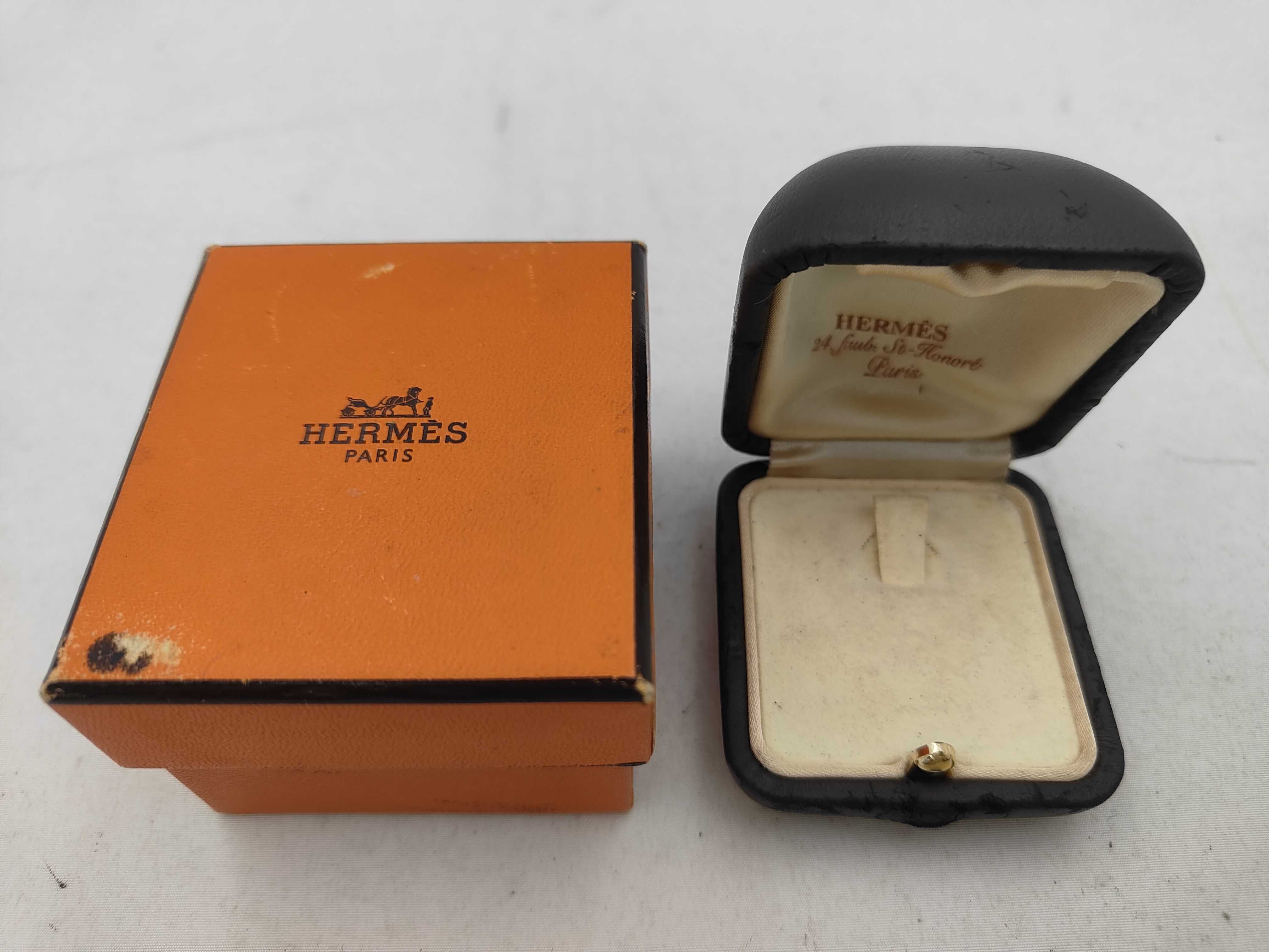 H-logo ring, 750/925 combination, size 48. — view 6