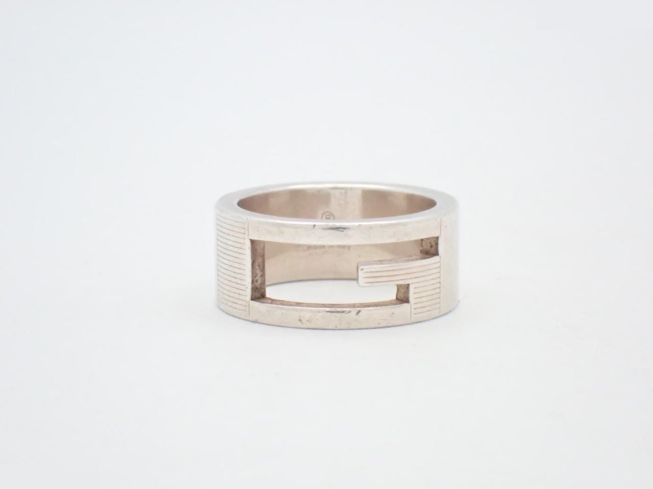 ring, 925 sterling silver, 7.3g, branded G, size: 9