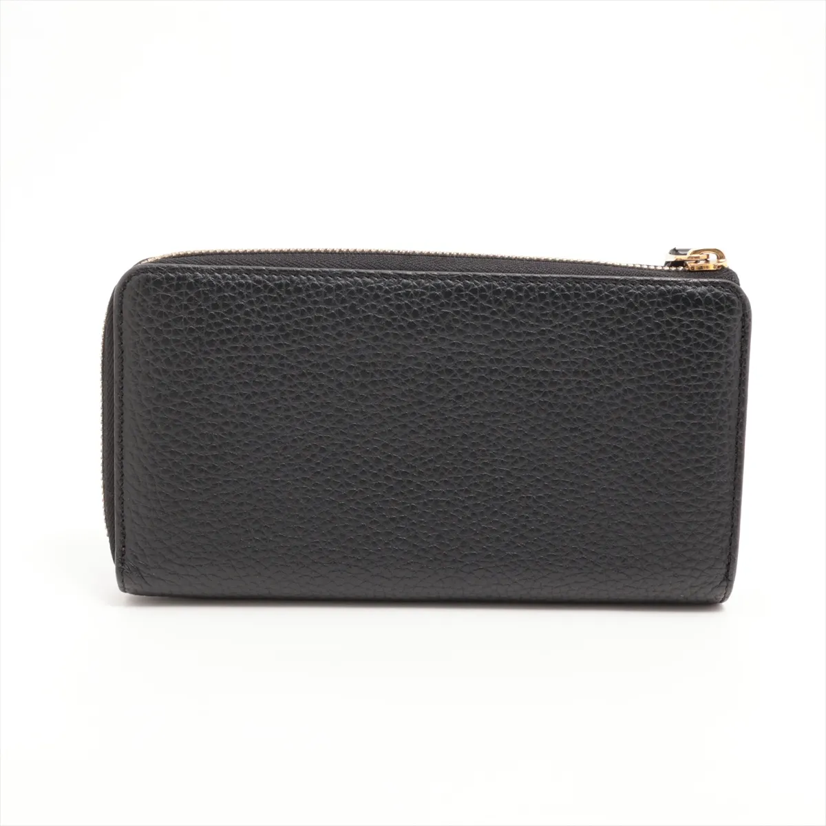 Taurillon Portefeuille Comet M63102 MI1149 Noir x Hot Pink Round Zip Wallet — view 2