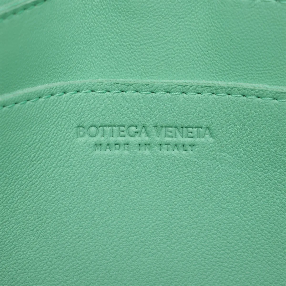 Cassette Leather Shoulder Bag, Green — view 8