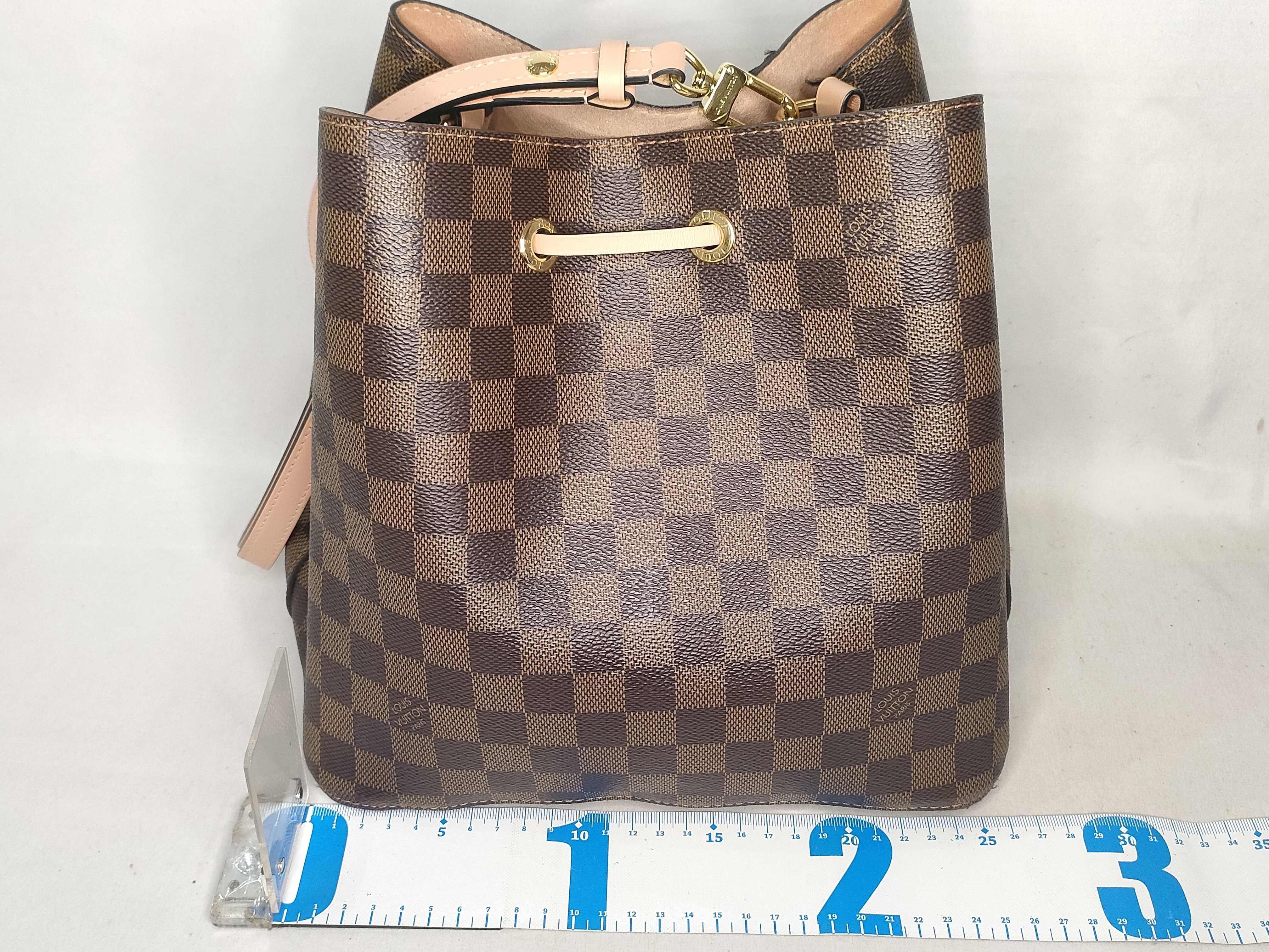 Damier ID- canvas Damier Neonoe N40198 AH2159 with strap shoulder bag — view 2