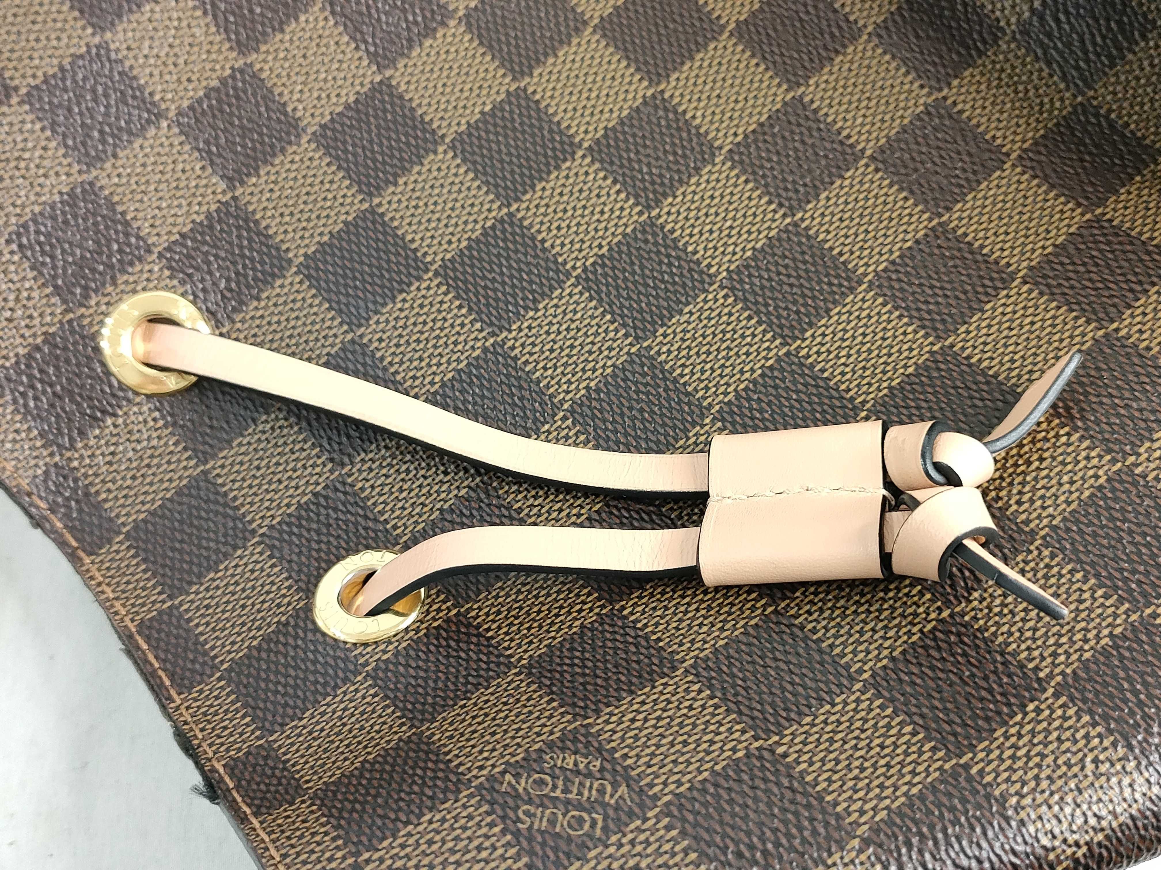 Damier ID- canvas Damier Neonoe N40198 AH2159 with strap shoulder bag — view 15