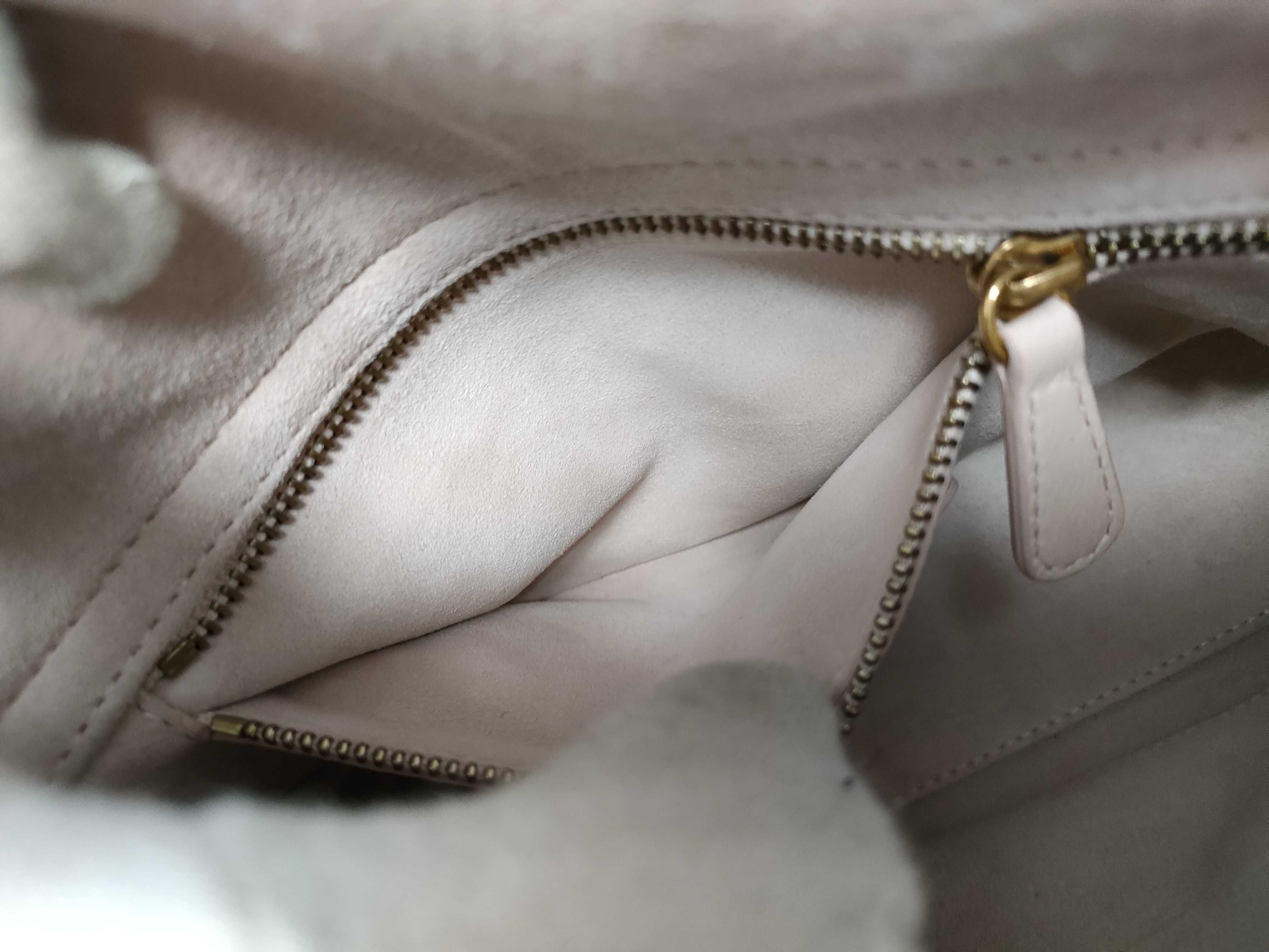 Lady Dior Supple Cannage Studded Strap Pink Leather Handbag — view 11