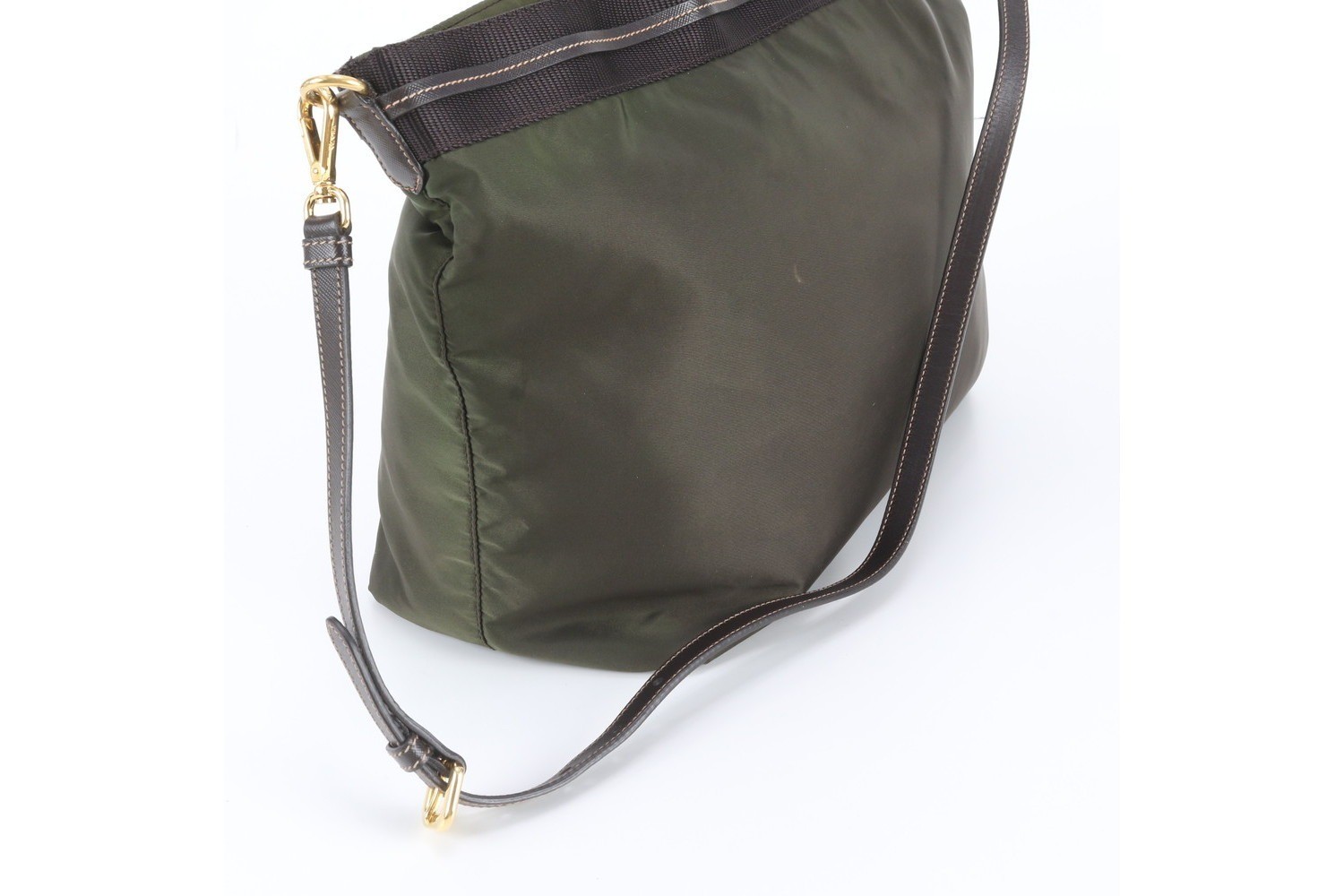 Tessuto Nylon Leather 2-Way Shoulder Bag — view 3