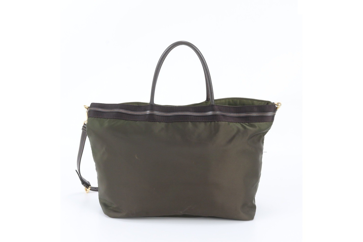Tessuto Nylon Leather 2-Way Shoulder Bag — view 4
