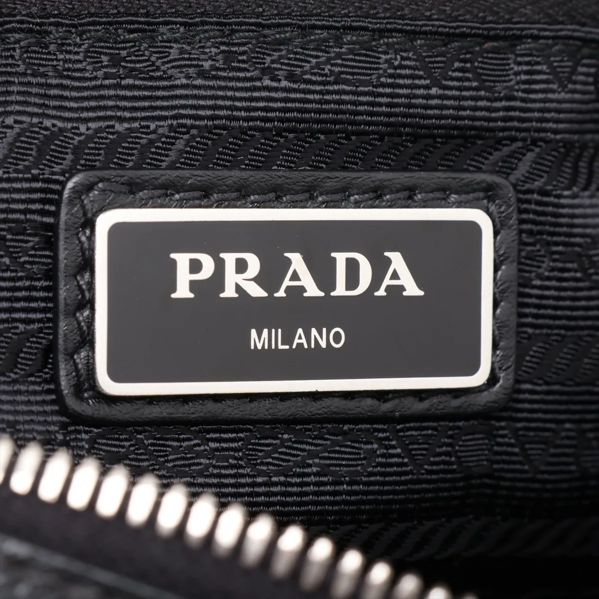 Leather Body Bag, Black — view 10