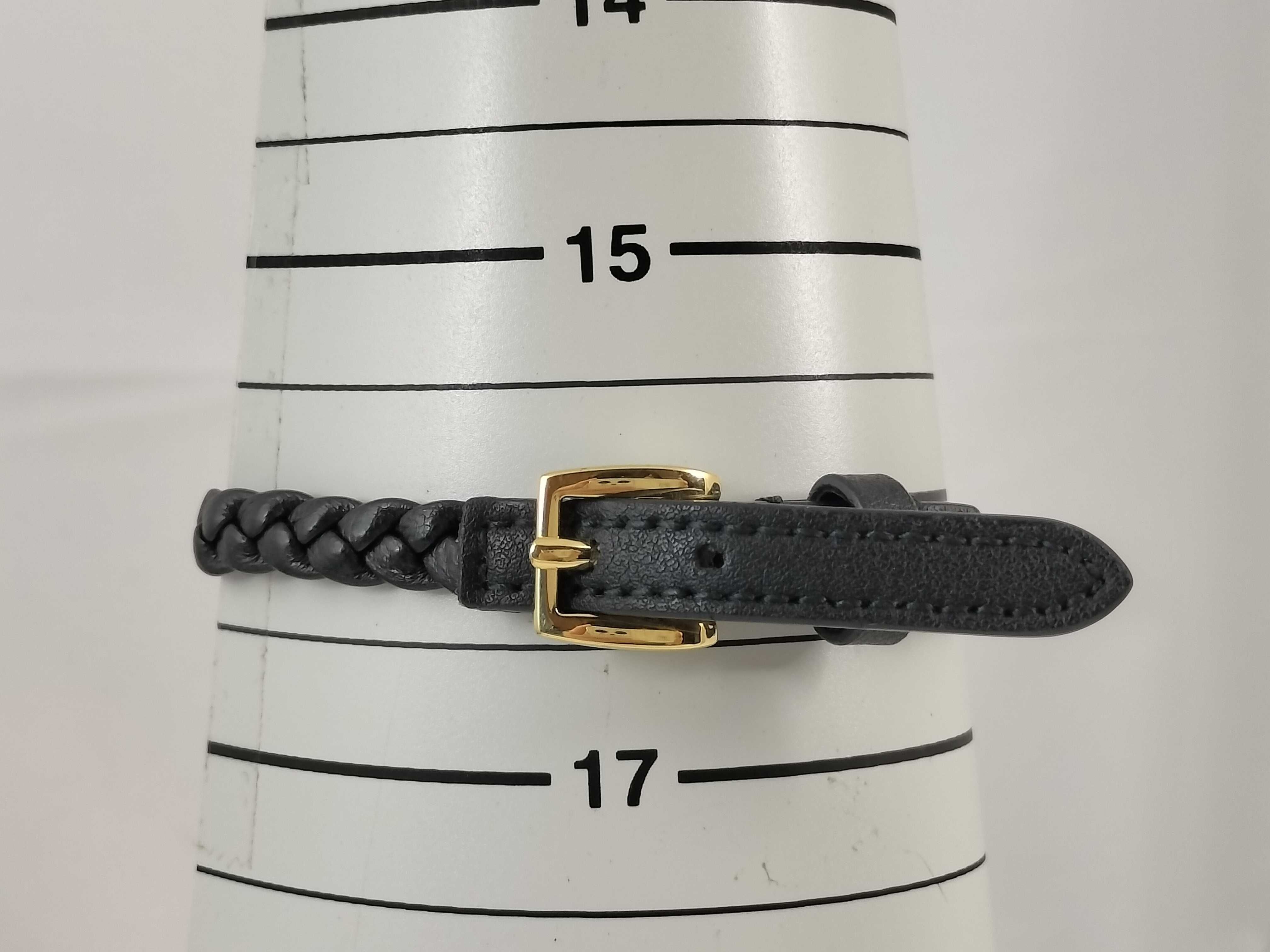 logo leather bracelet (bracelet/bangle) — view 4
