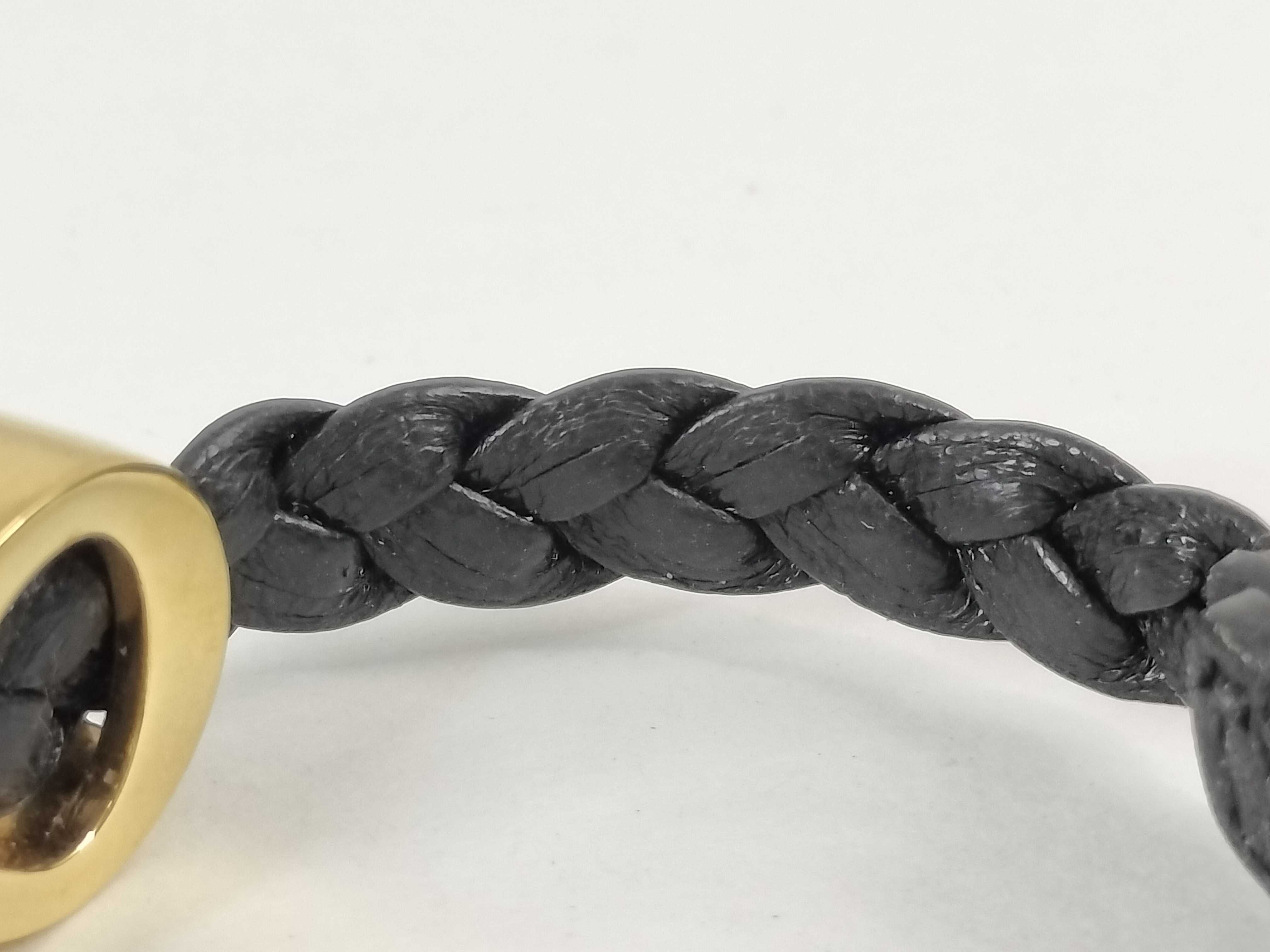 logo leather bracelet (bracelet/bangle) — view 6