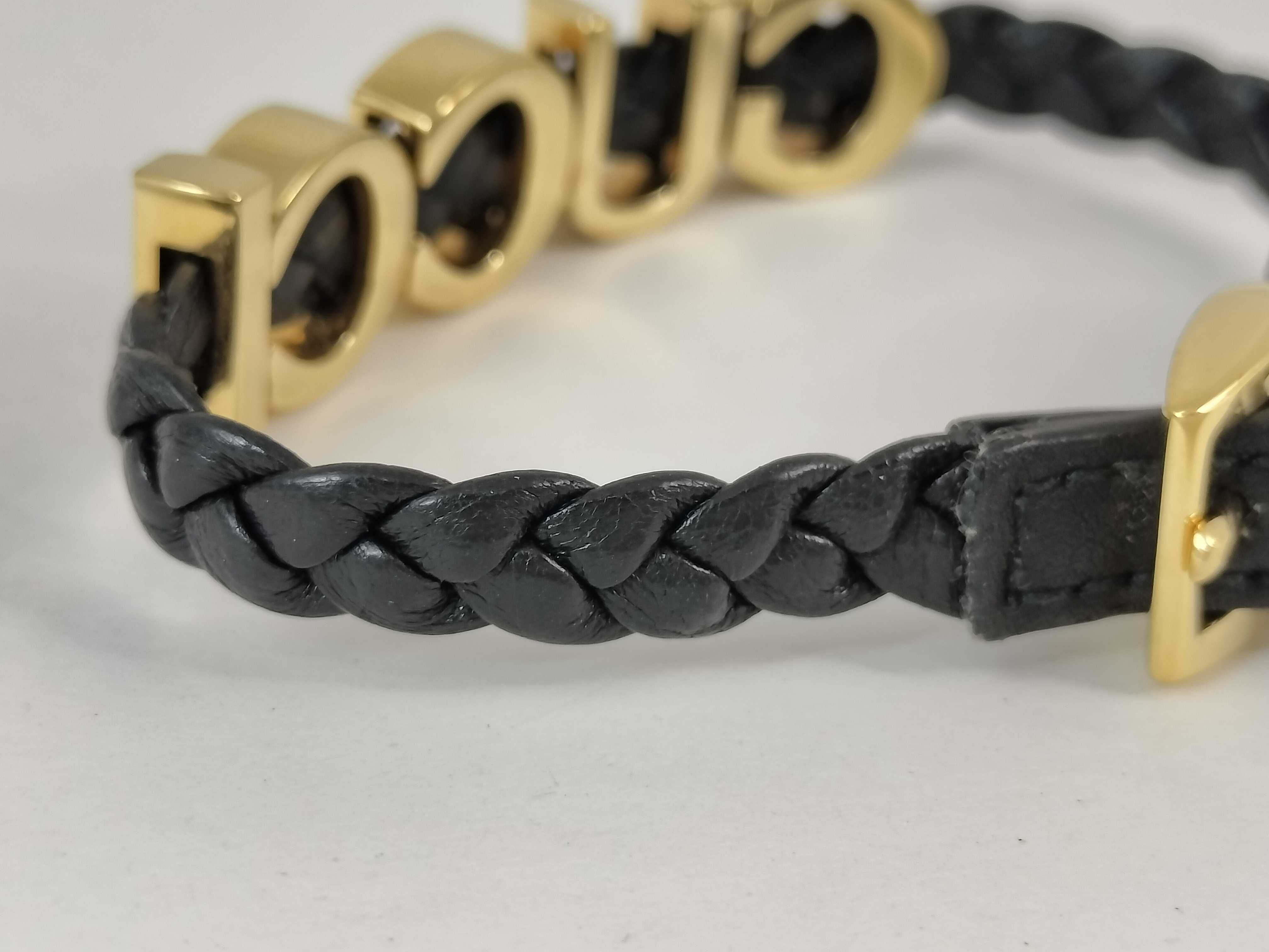 logo leather bracelet (bracelet/bangle) — view 7