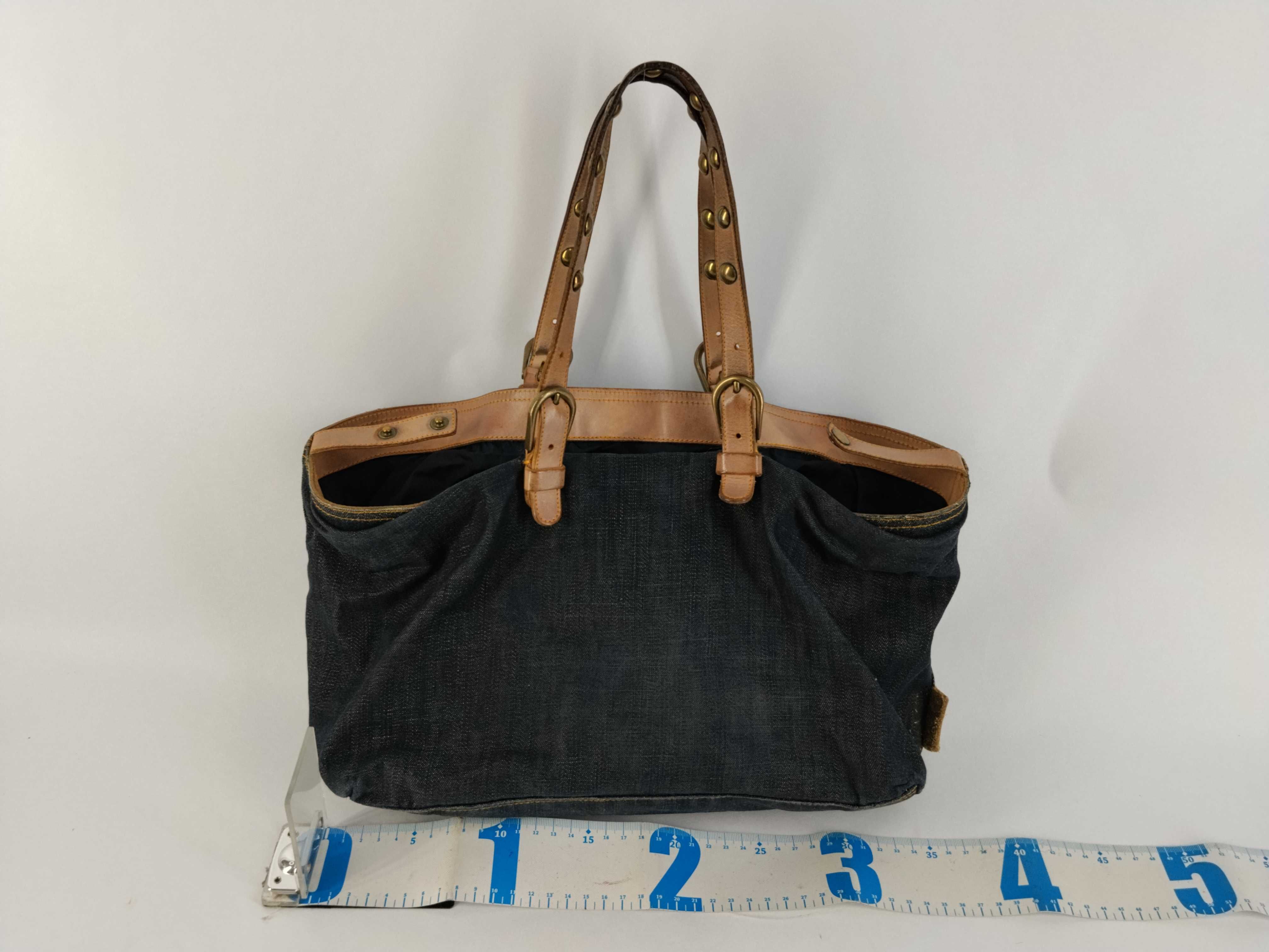 denim tote bag — view 2