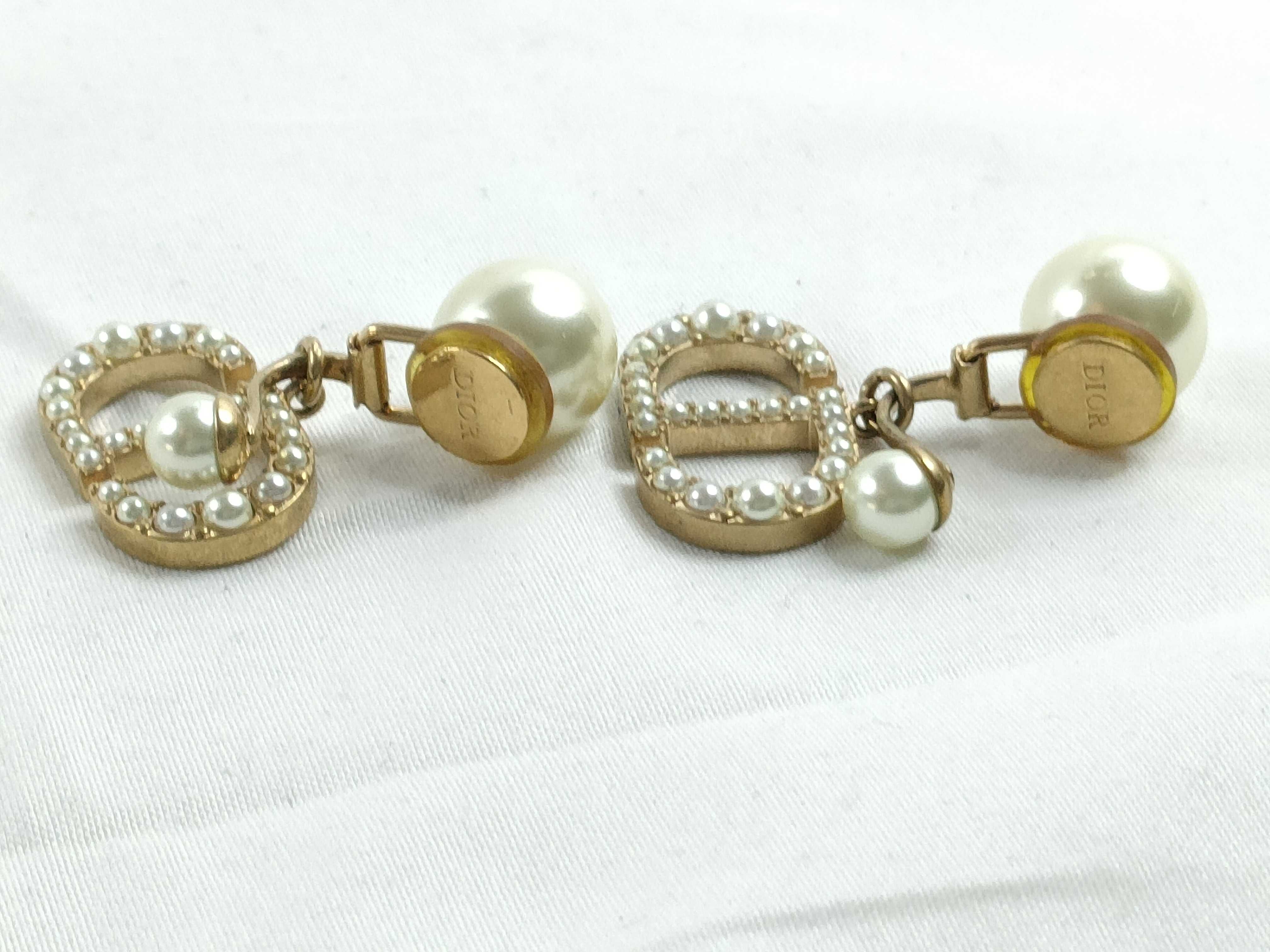 Tribal Pearl Earrings — view 5