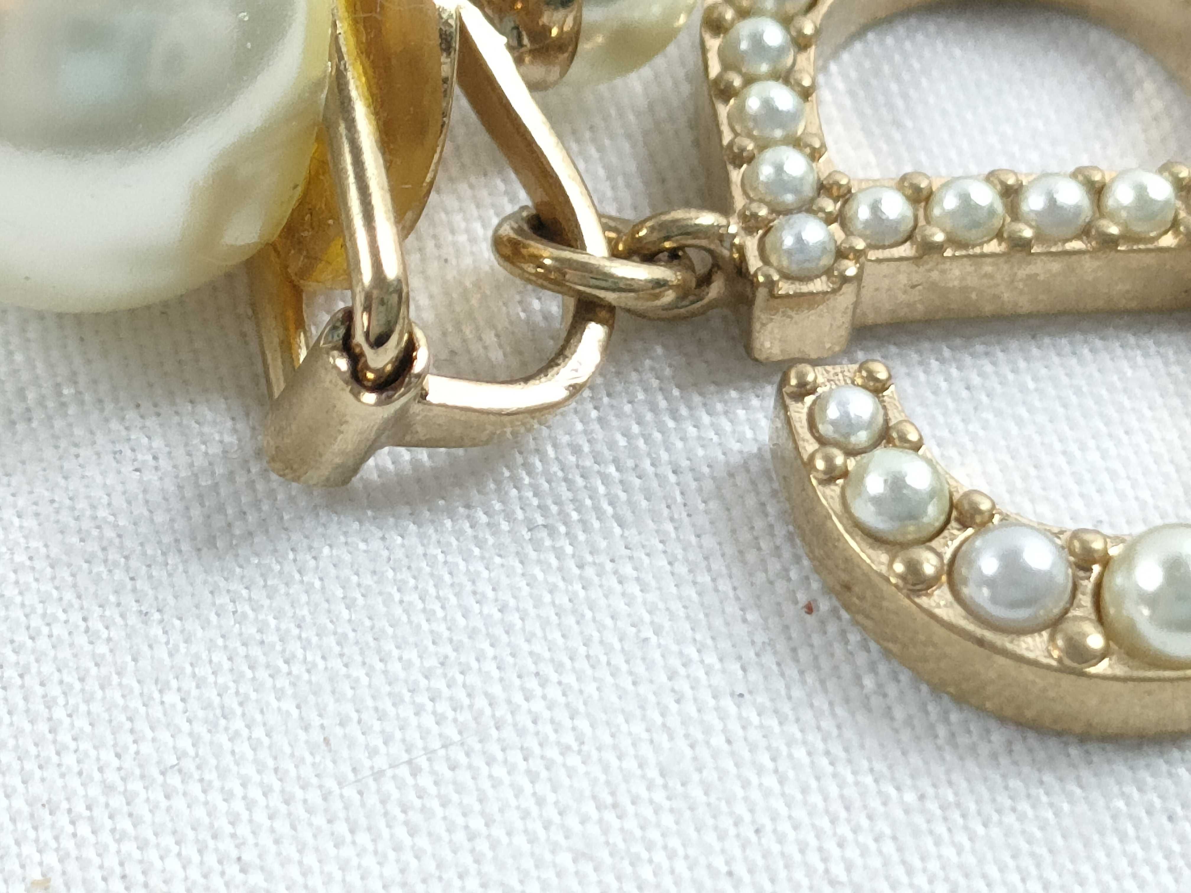 Tribal Pearl Earrings — view 7