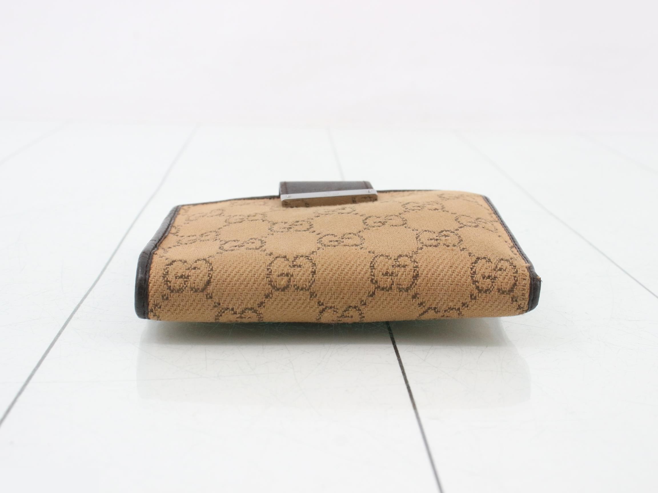 GG Canvas Folding Wallet — view 3