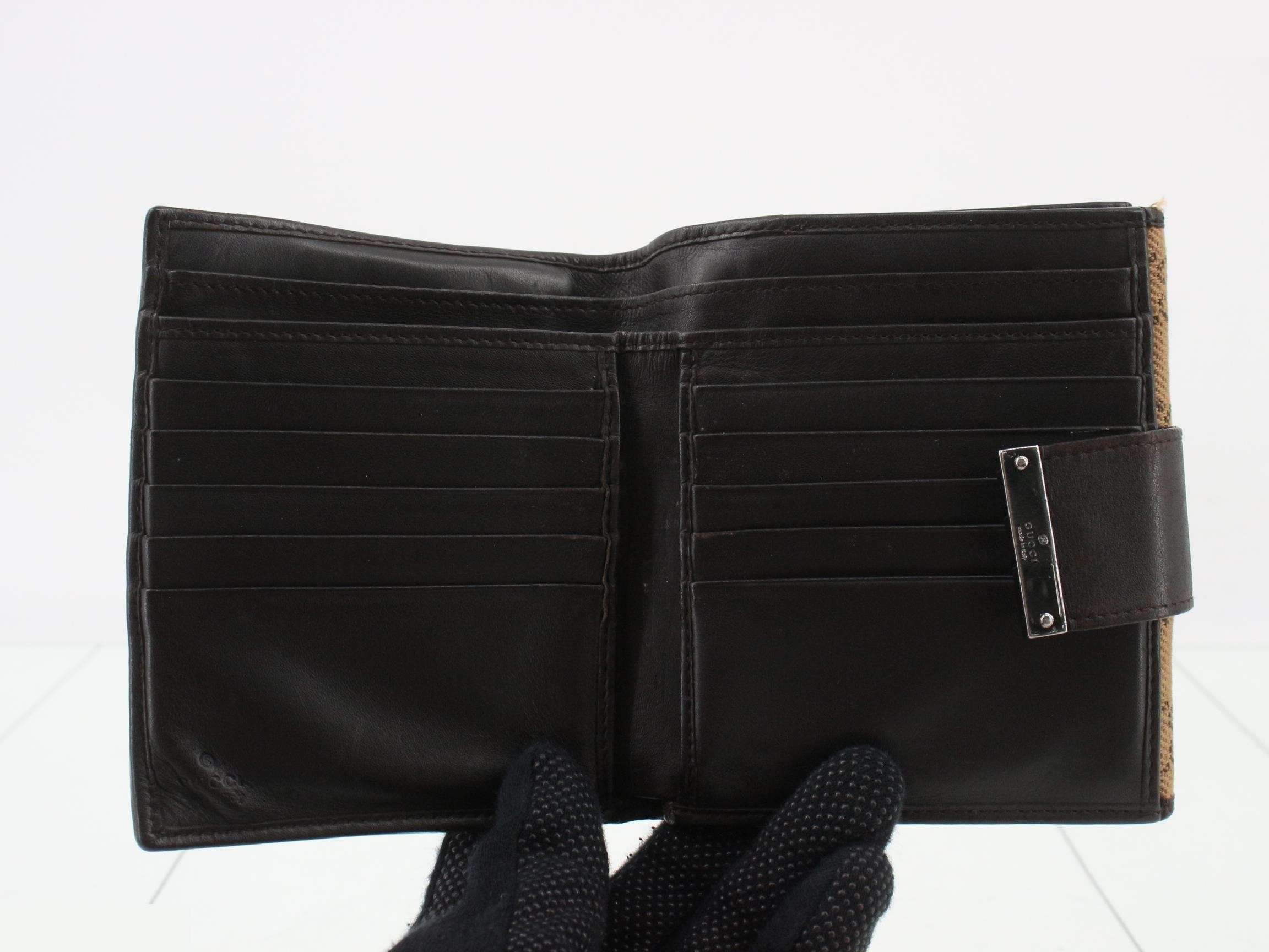 GG Canvas Folding Wallet — view 4