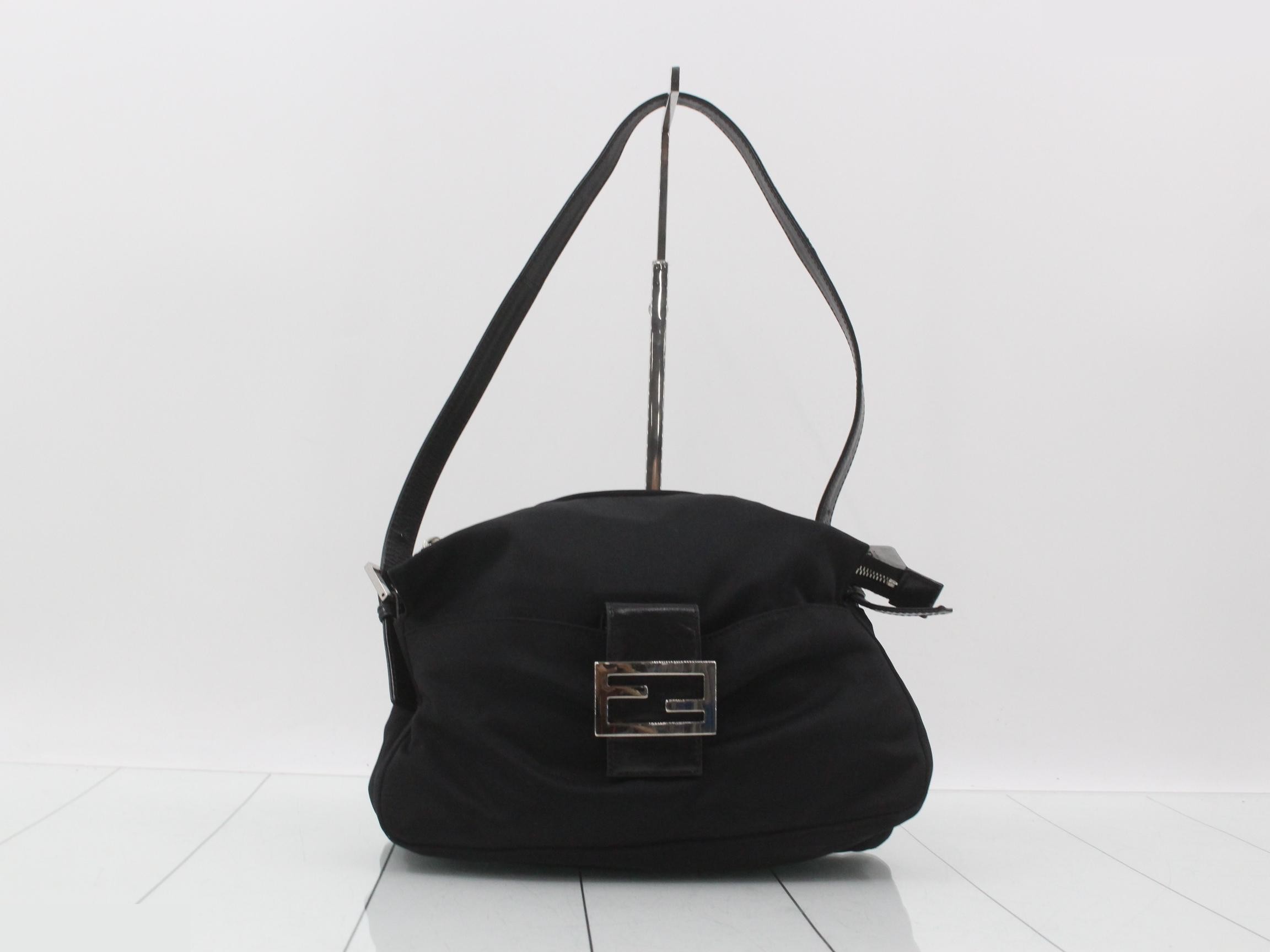 Mamma Bucket Cotton Jersey Leather Black