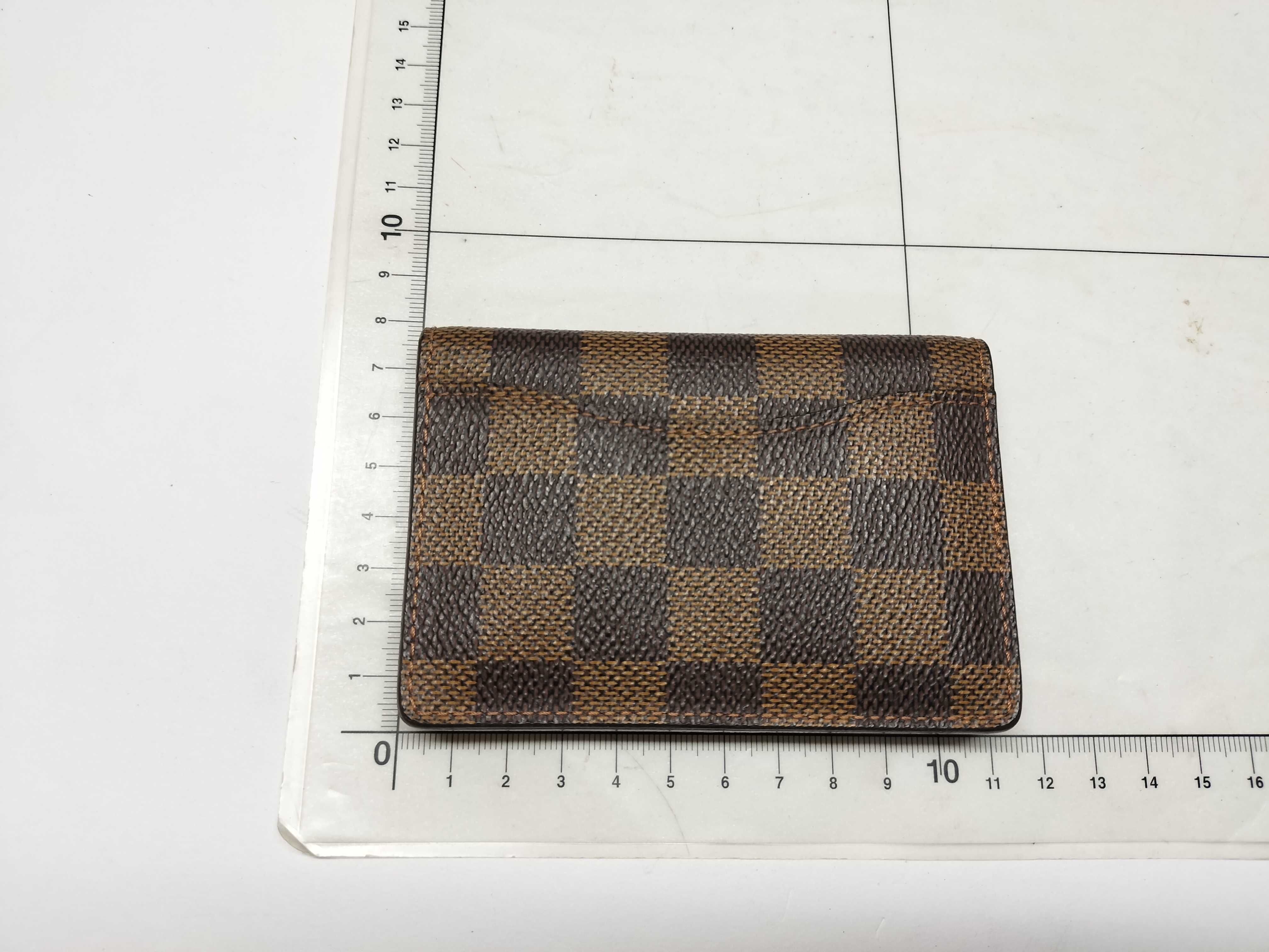 Damier Card Case with Name Engraving - Card Case — view 2