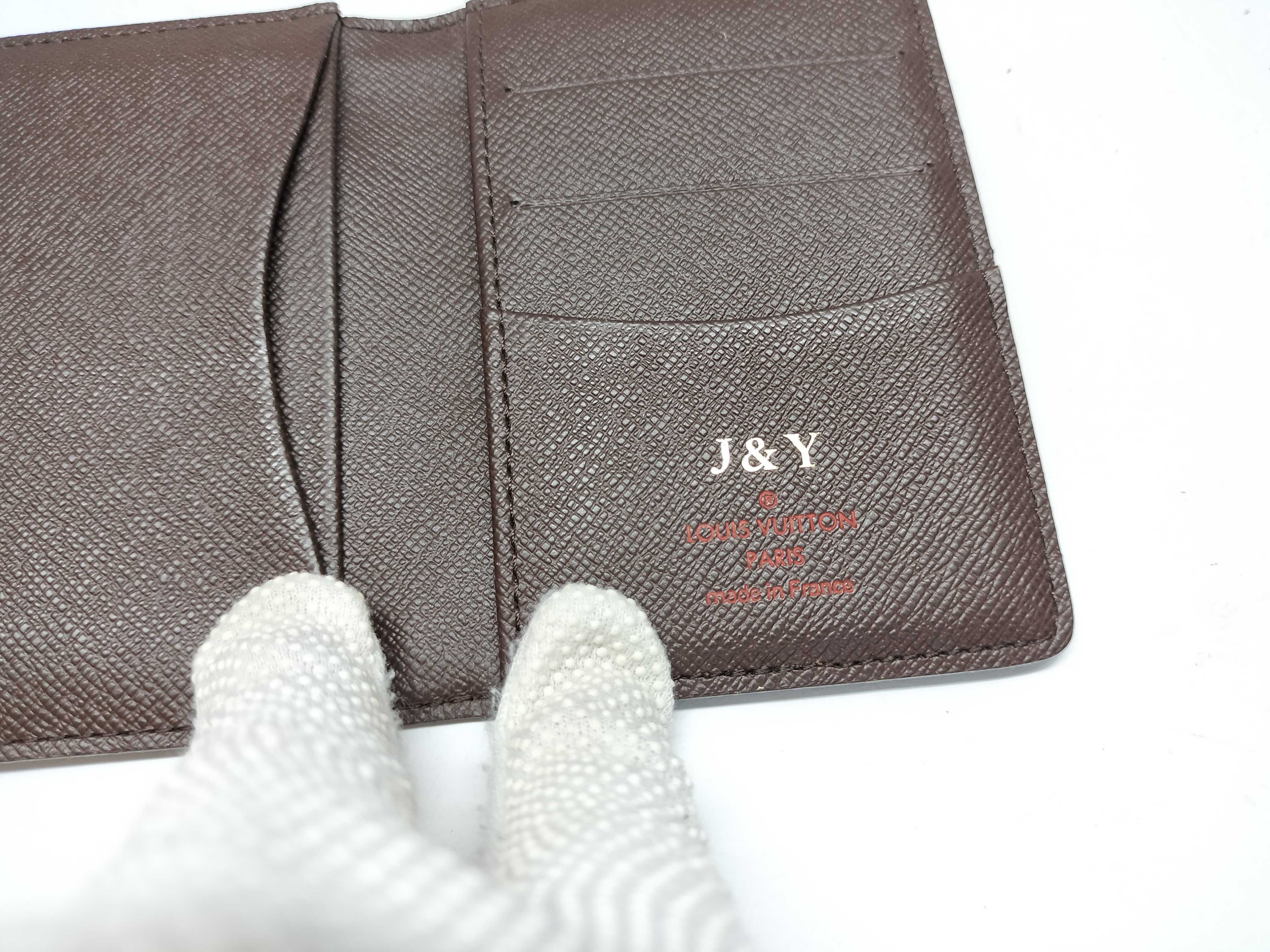 Damier Card Case with Name Engraving - Card Case — view 8