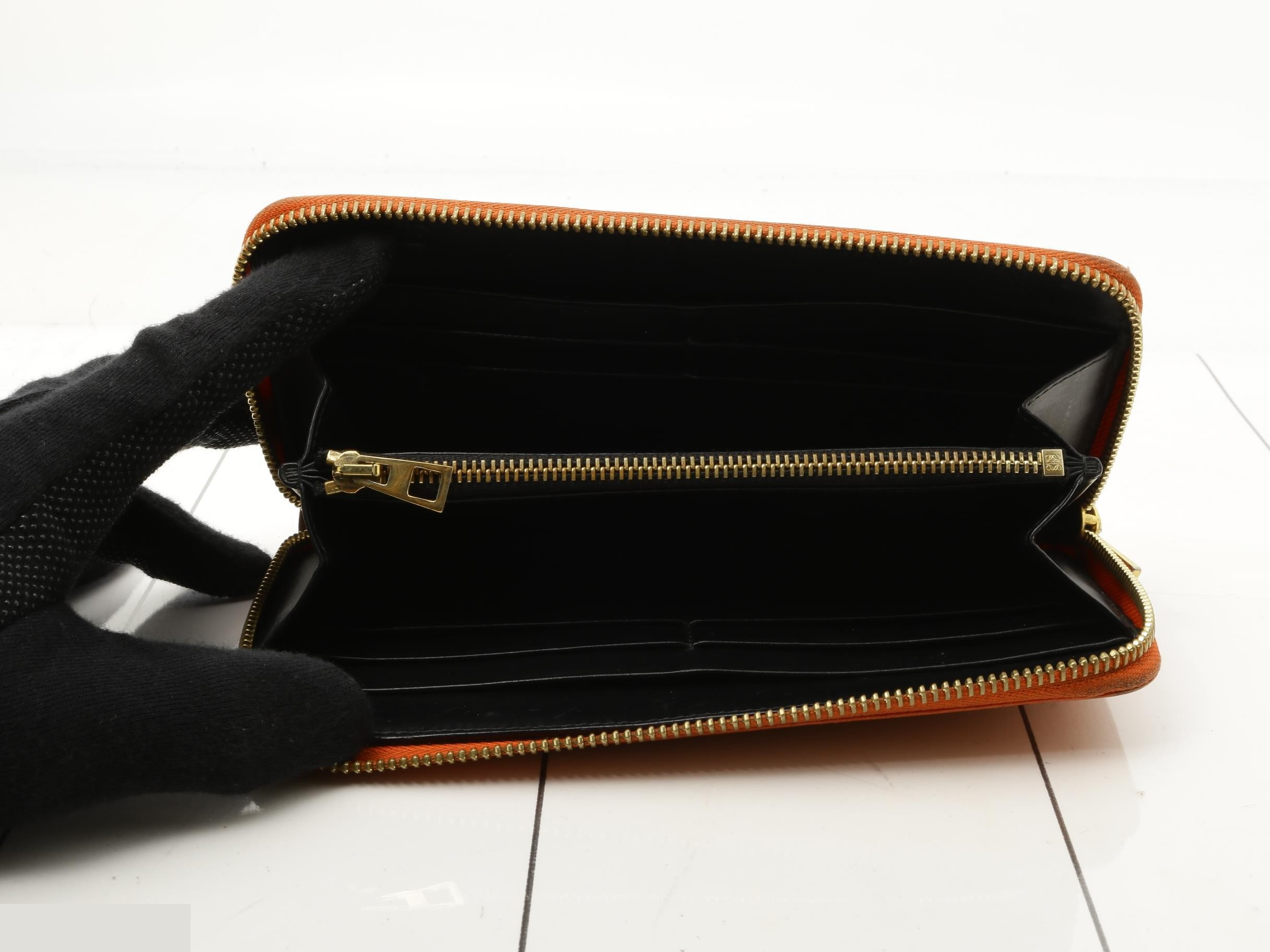 Anagram Long Wallet, Orange — view 4