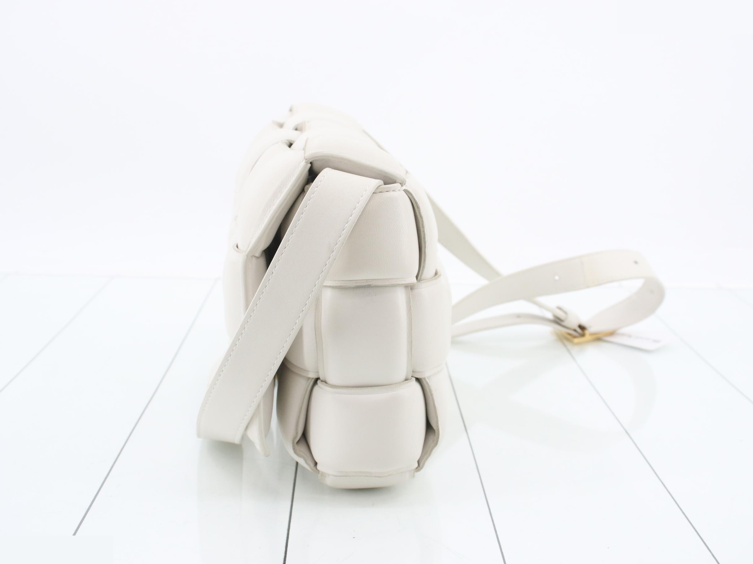 Intrecciato Padded Cassette Shoulder Bag — view 3