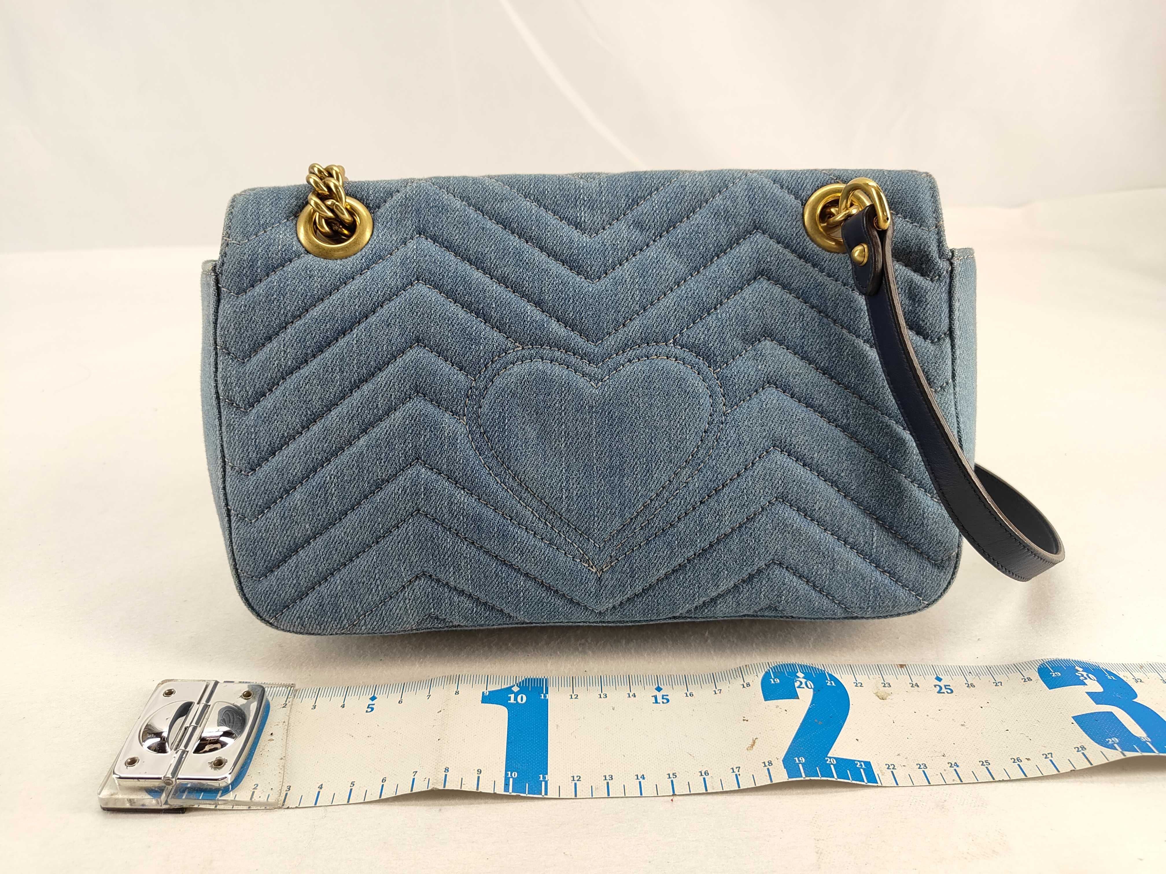 Denim Chain Shoulder Bag — view 2