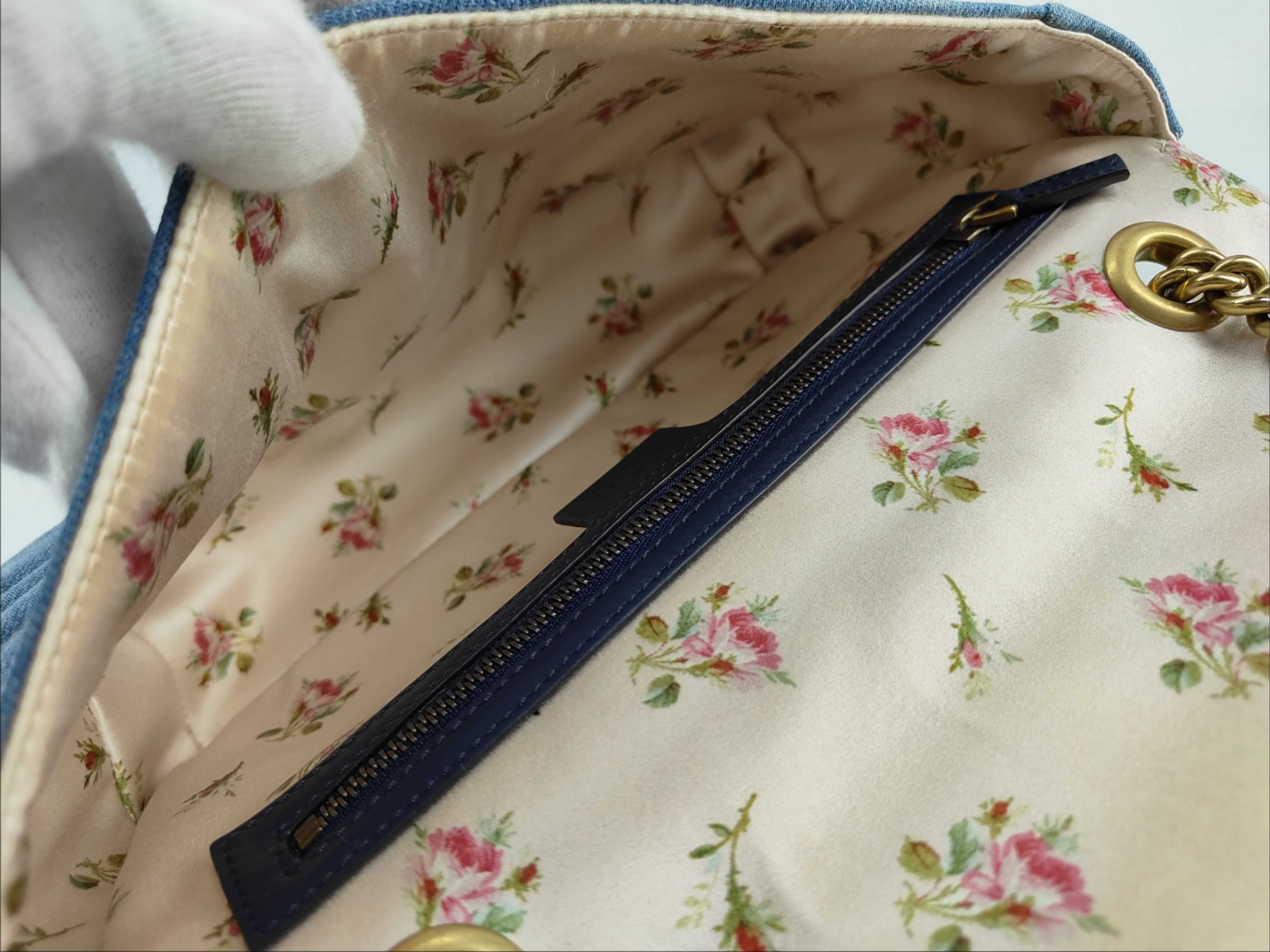 Denim Chain Shoulder Bag — view 11
