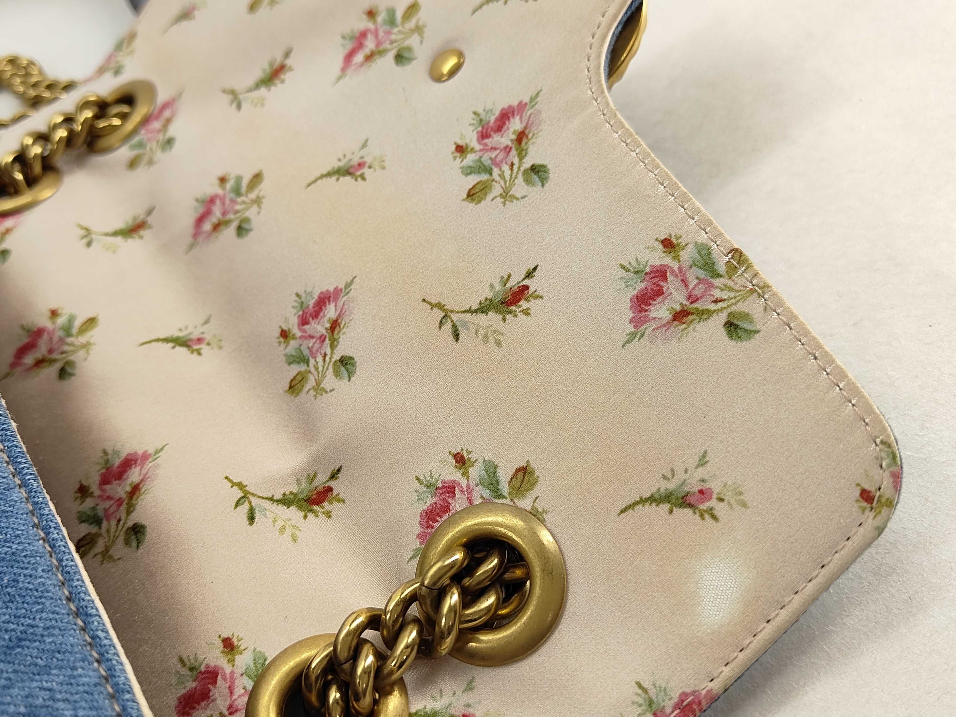 Denim Chain Shoulder Bag — view 10