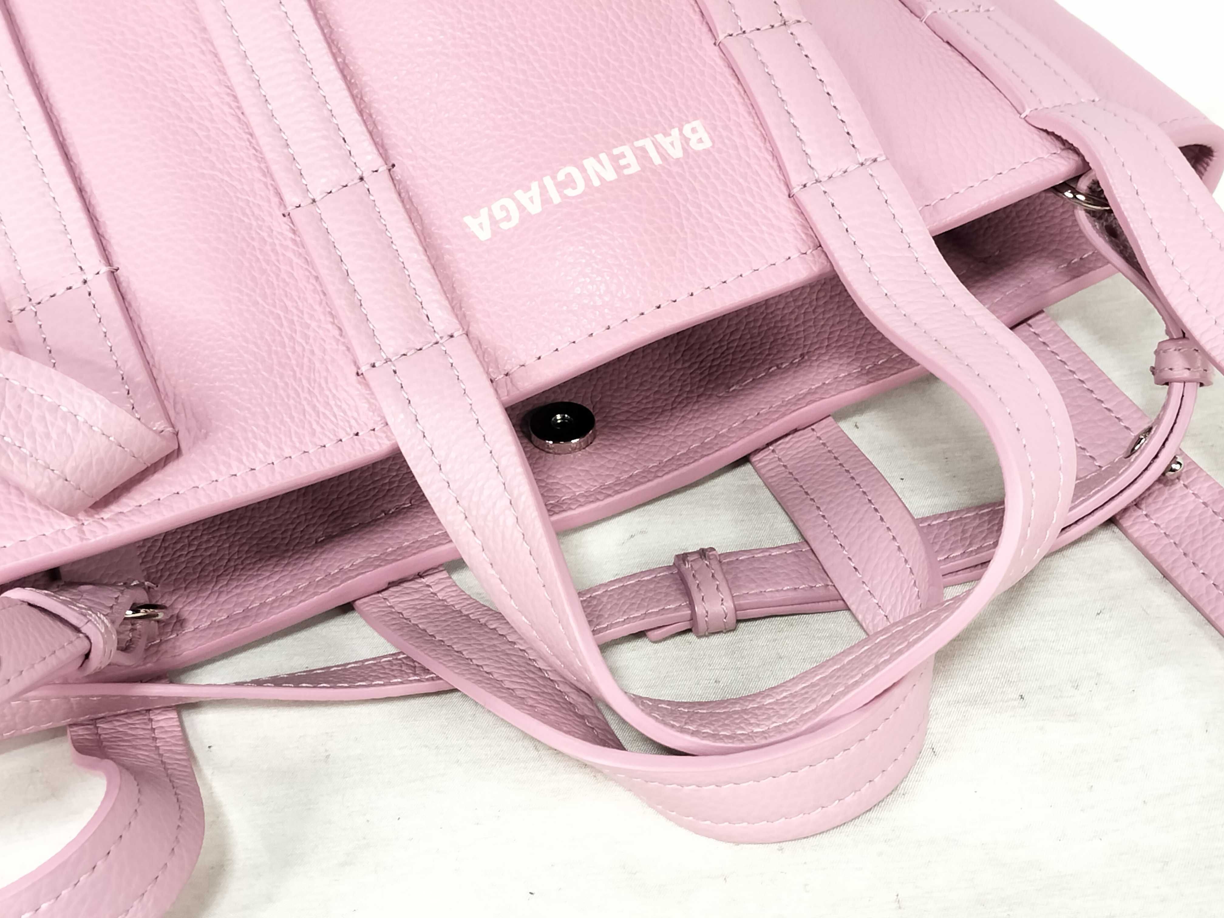 Pink Calfskin Everyday Tote XS North-South 2-Way Handbag — view 3