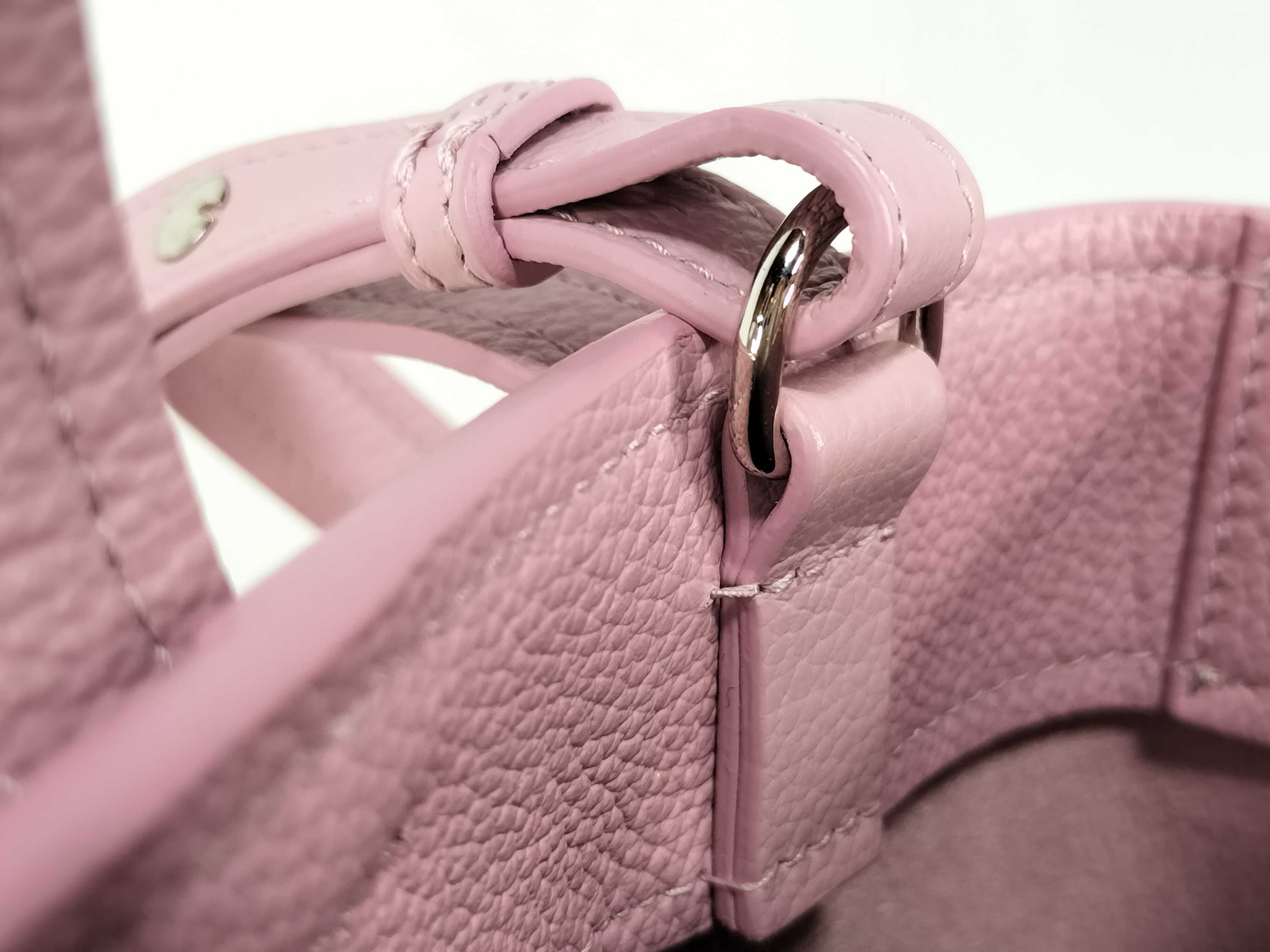 Pink Calfskin Everyday Tote XS North-South 2-Way Handbag — view 5