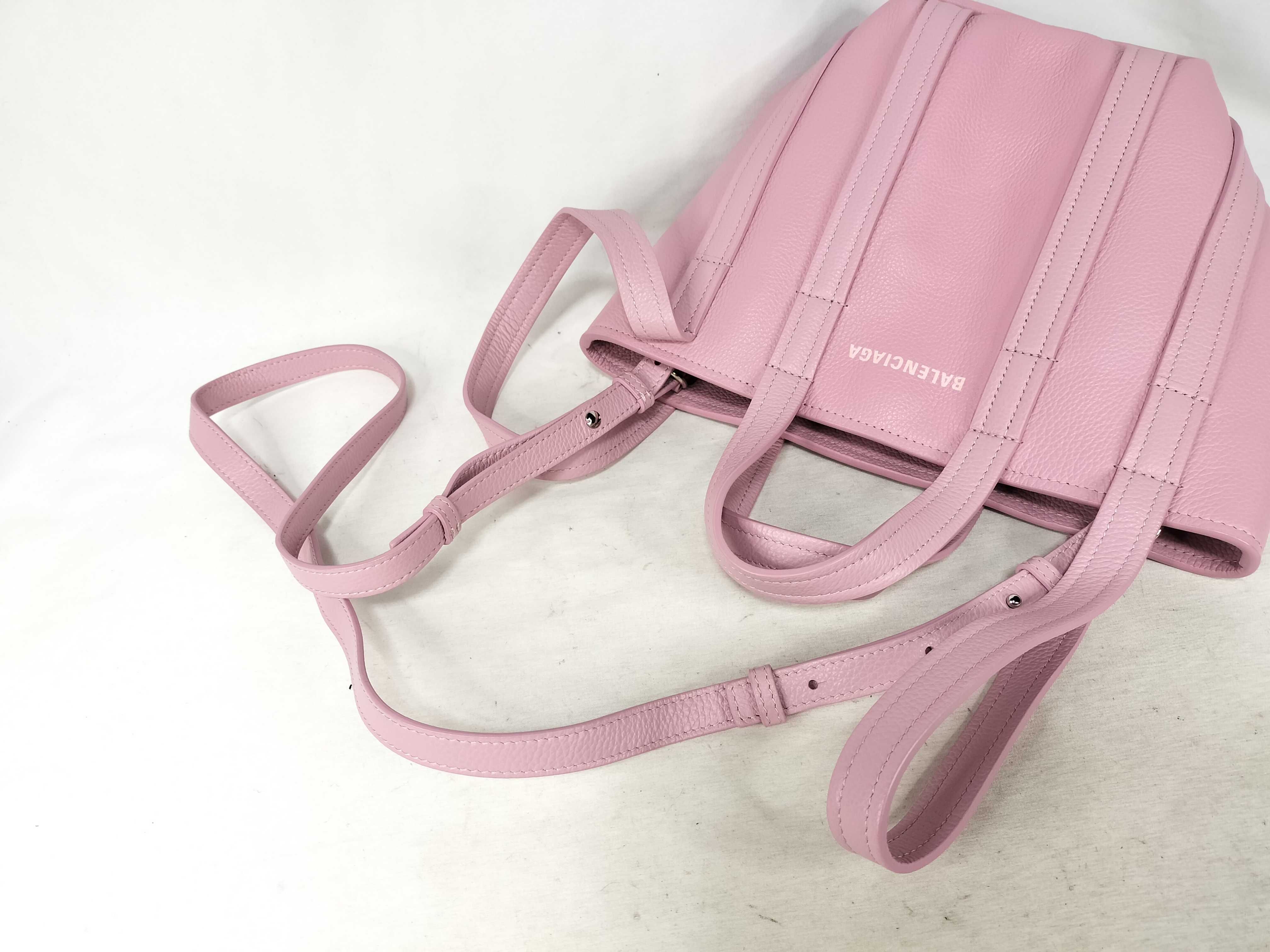 Pink Calfskin Everyday Tote XS North-South 2-Way Handbag — view 6