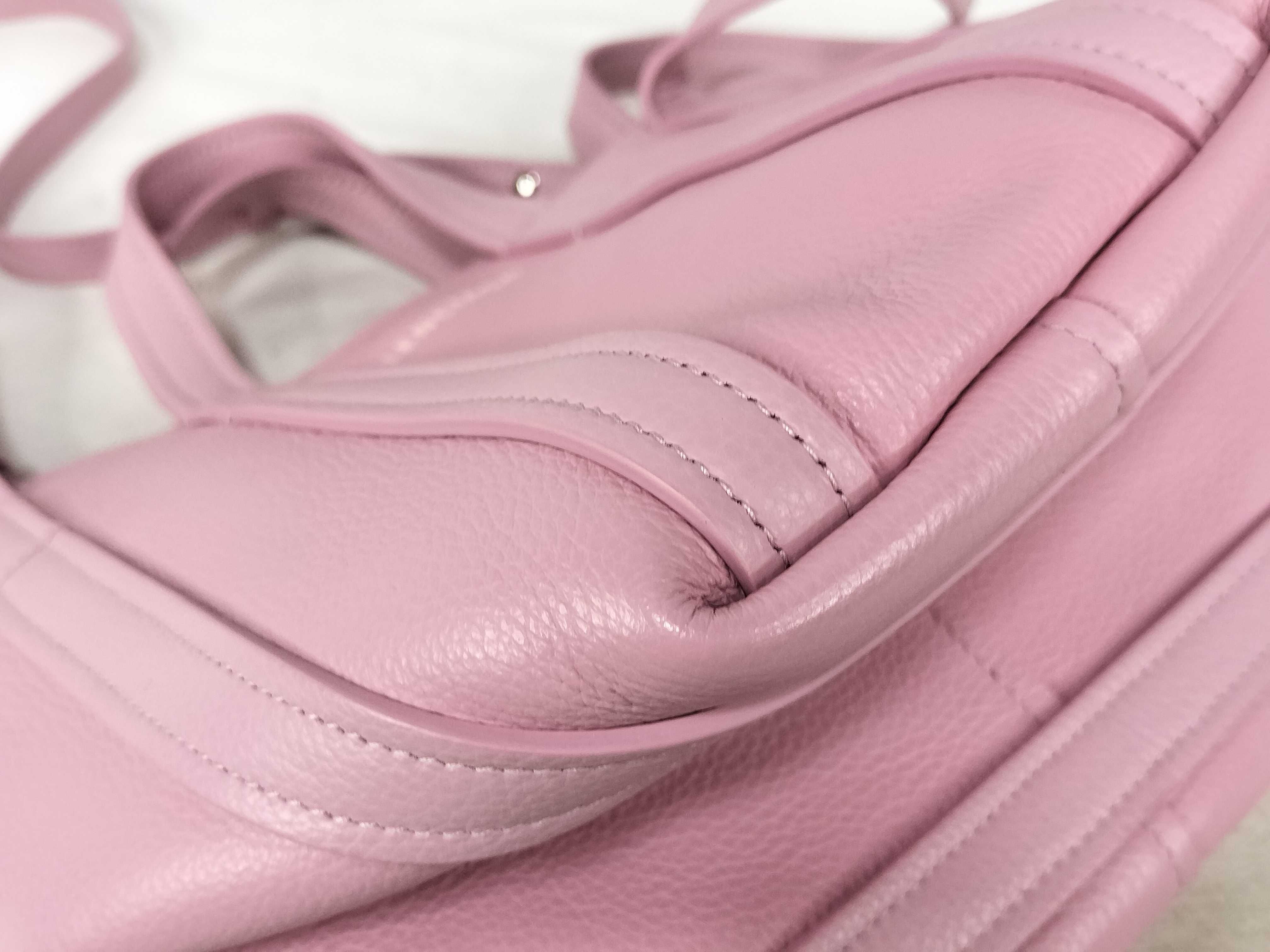 Pink Calfskin Everyday Tote XS North-South 2-Way Handbag — view 7