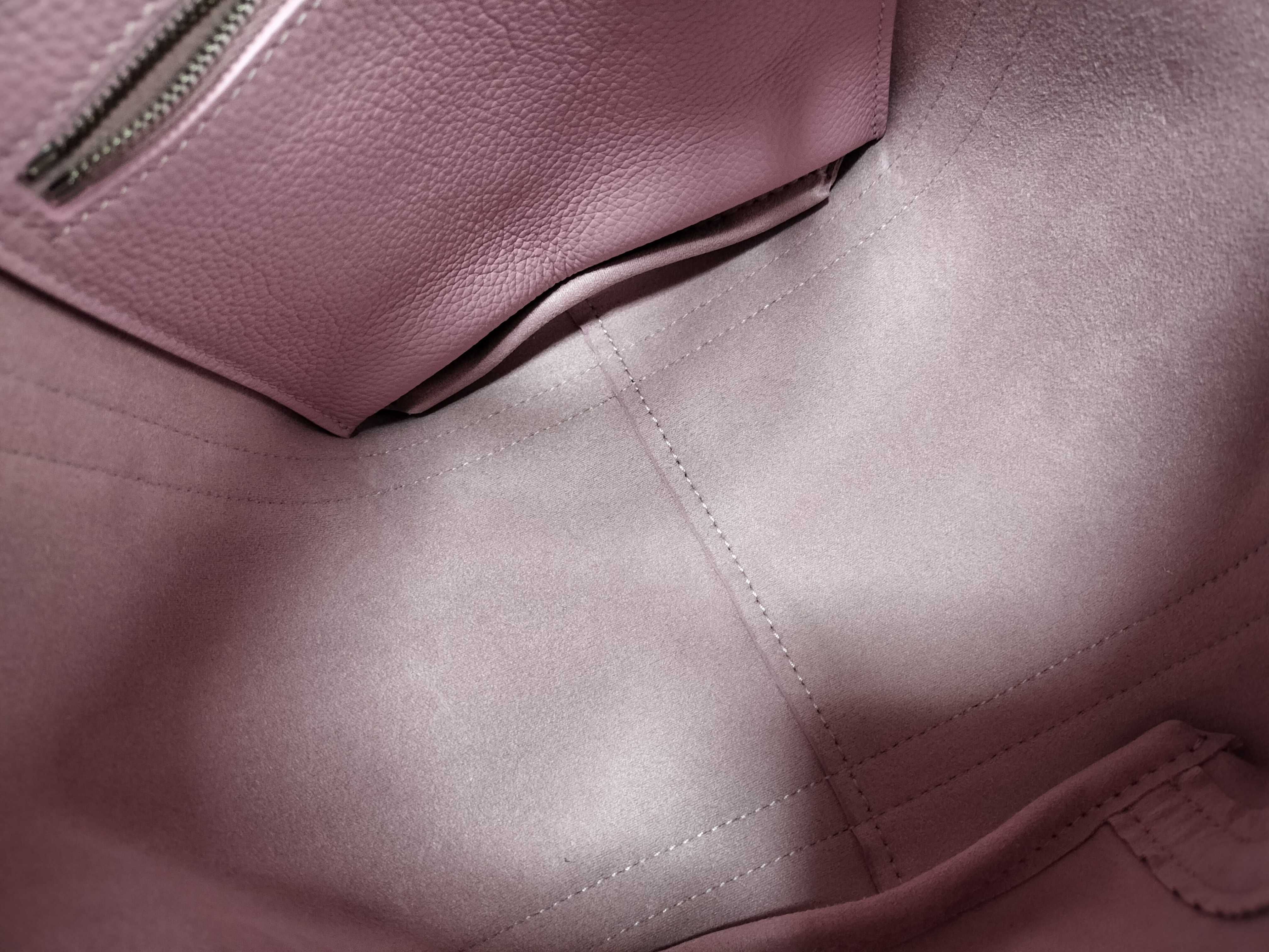Pink Calfskin Everyday Tote XS North-South 2-Way Handbag — view 10