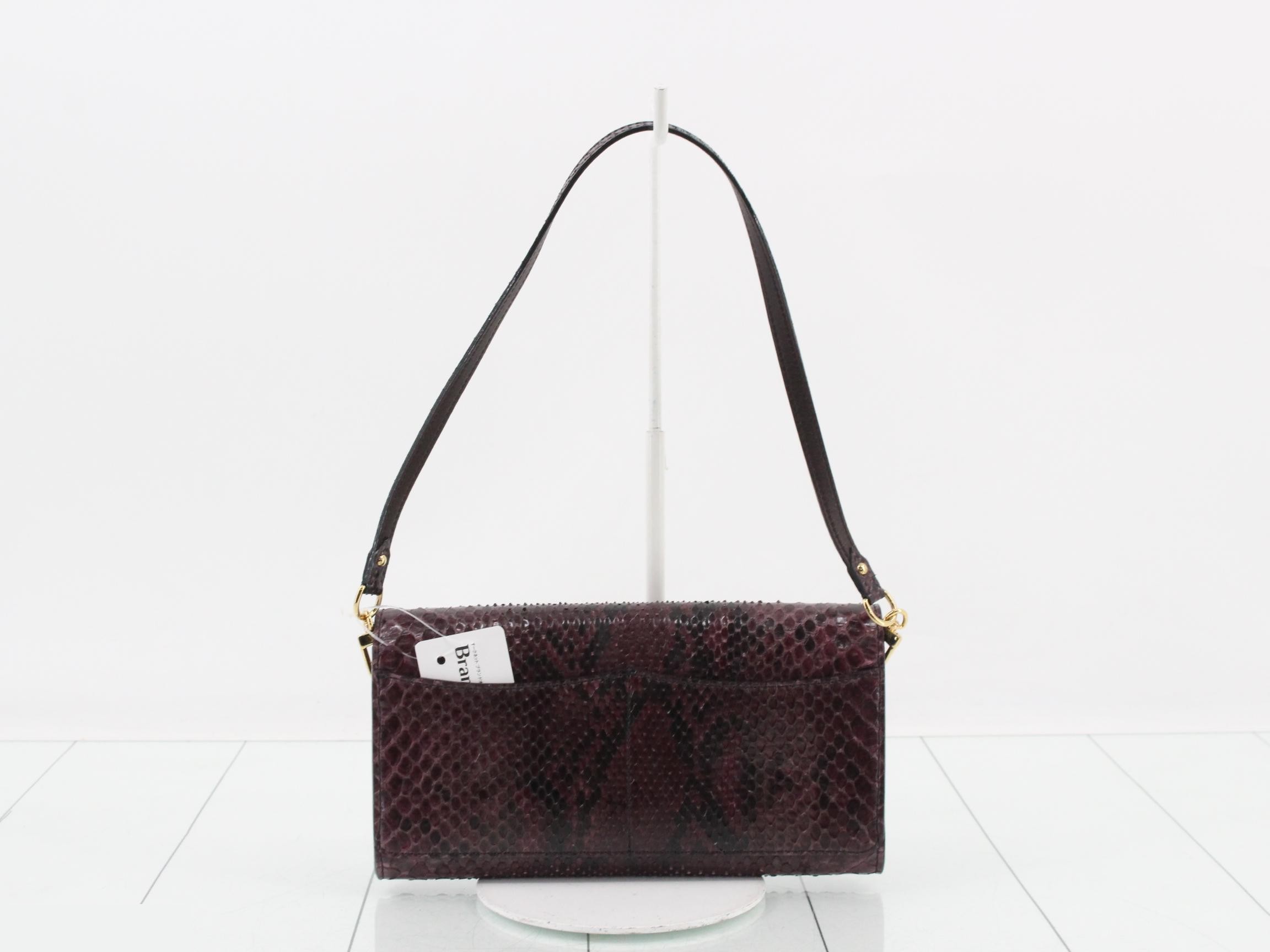 Exotic Leather Rossmore Python Purple — view 2