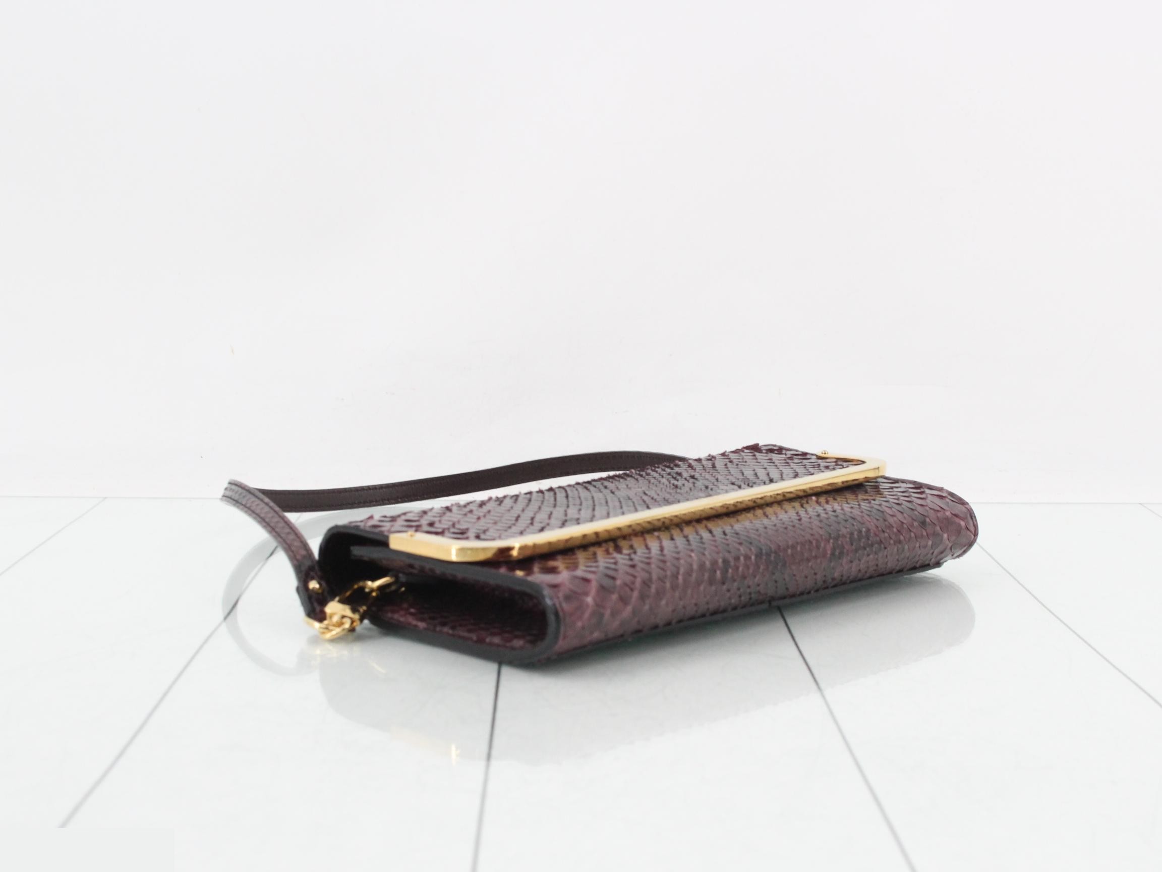 Exotic Leather Rossmore Python Purple — view 5