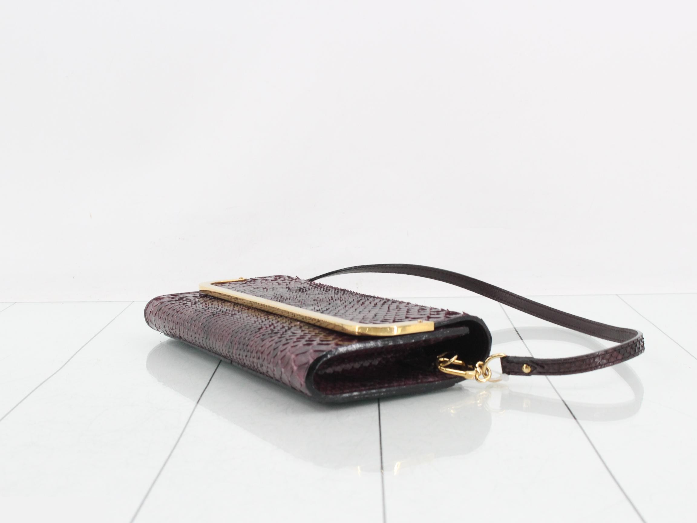 Exotic Leather Rossmore Python Purple — view 6