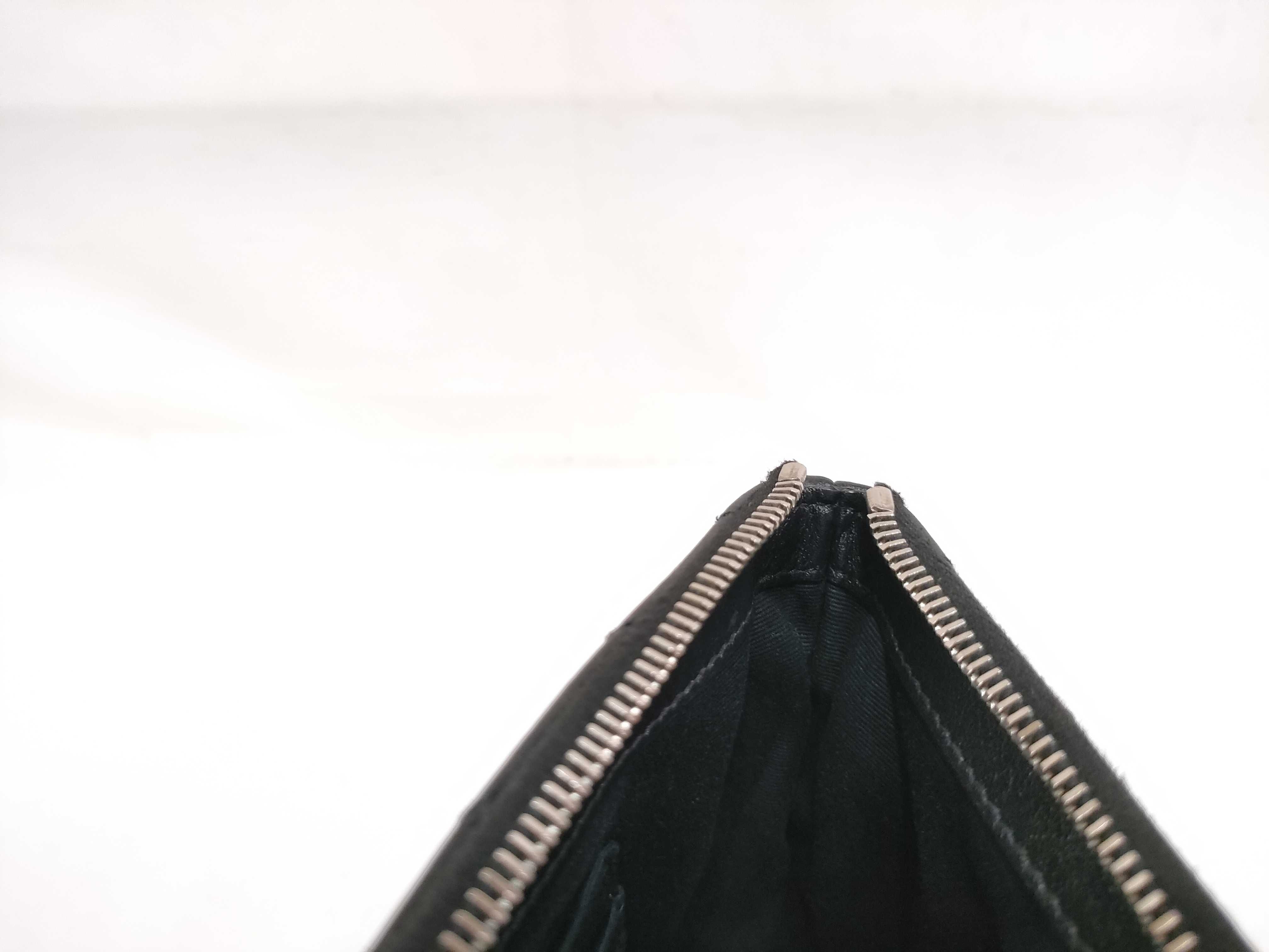 Matelasse Clutch Black Silver Hardware Second Bag — view 14