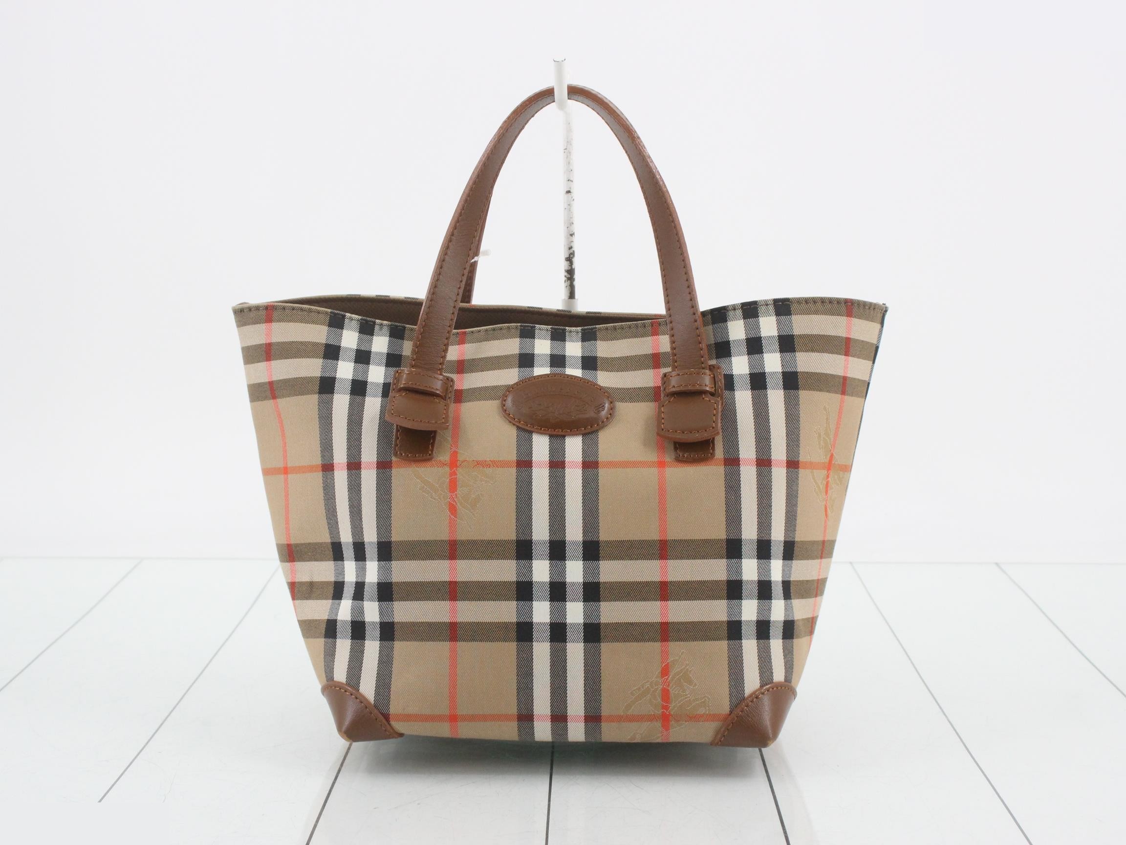 Checkered handbag