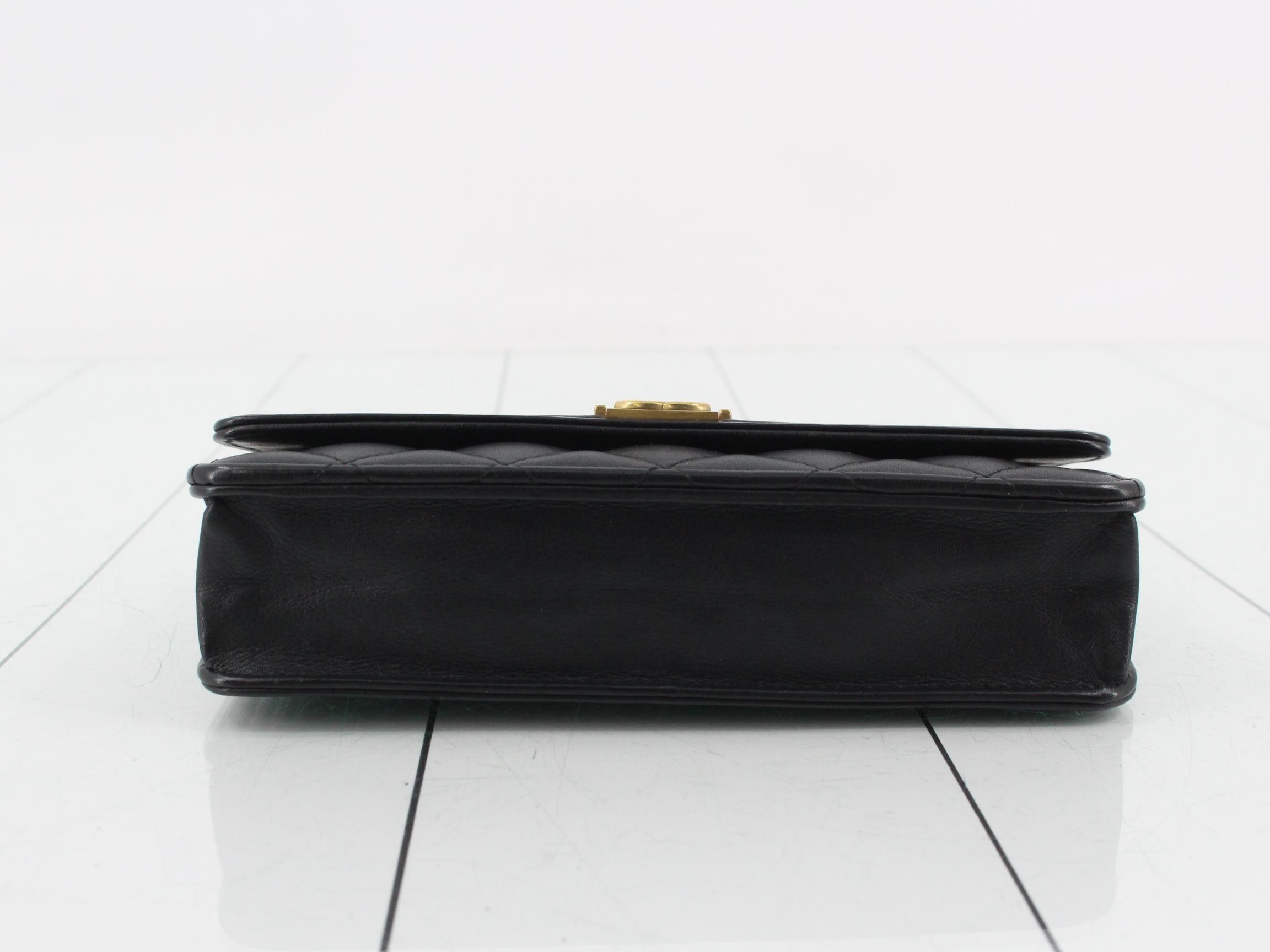 Boy Chanel Lambskin Chain Wallet — view 3