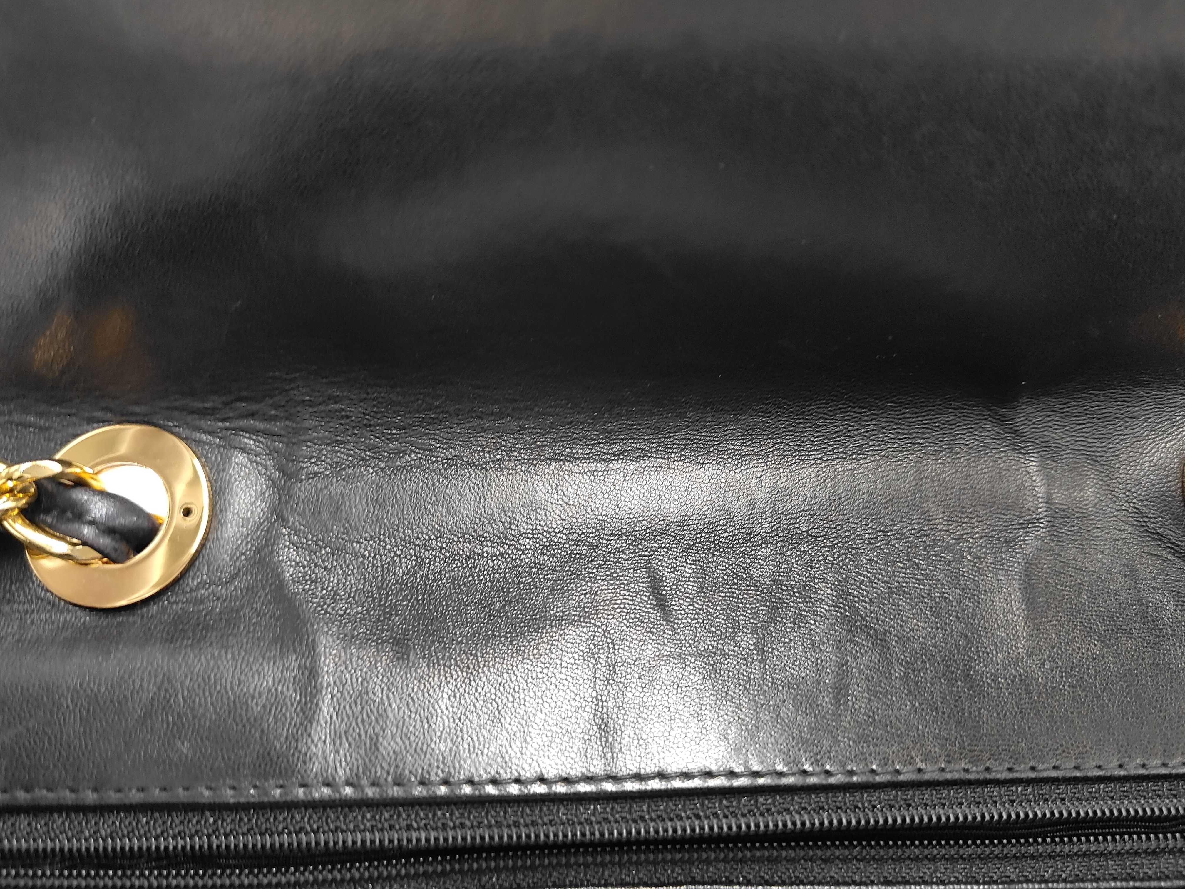 Large Matelassé Lambskin Shoulder Bag — view 11