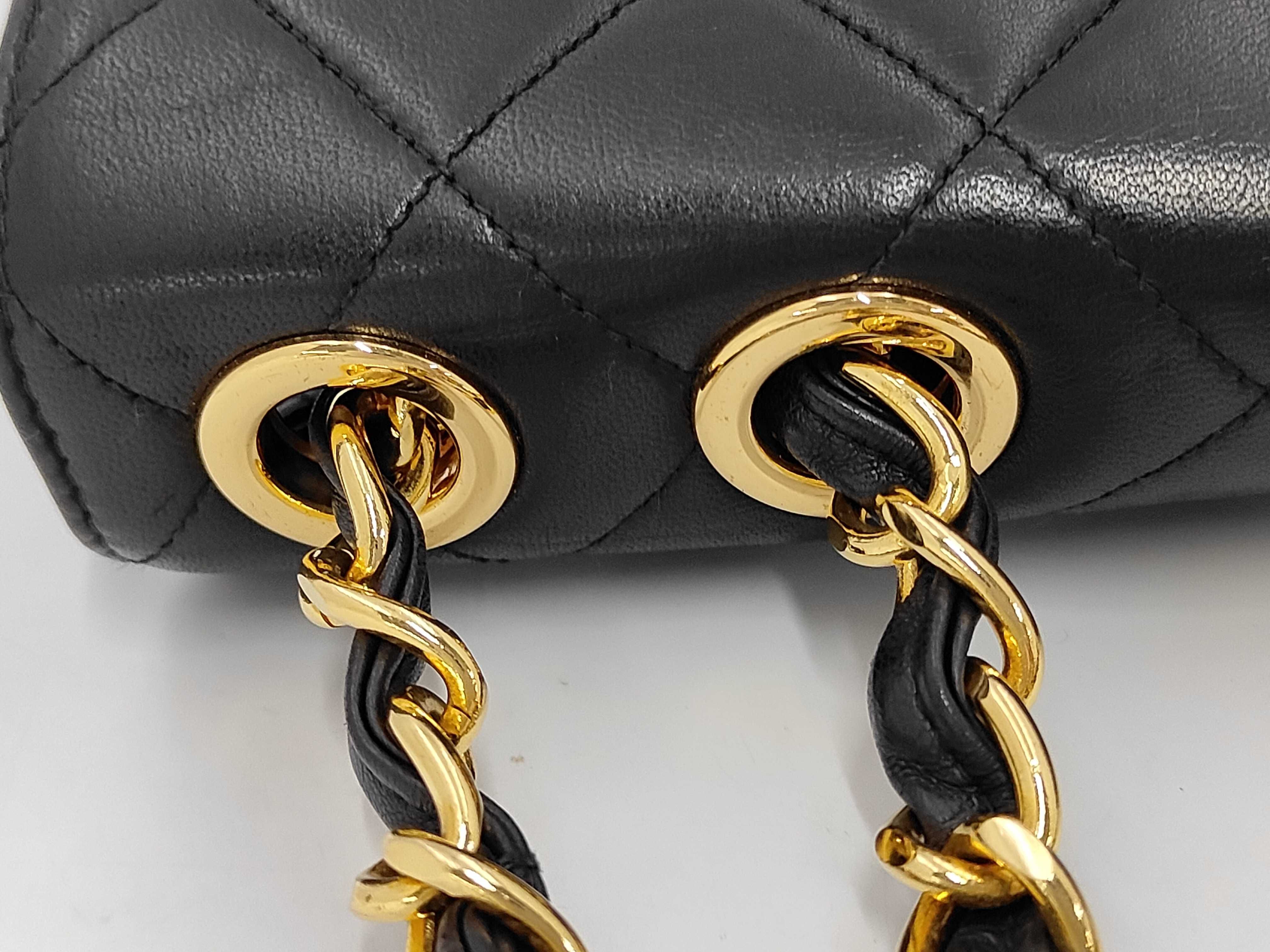 Large Matelassé Lambskin Shoulder Bag — view 6