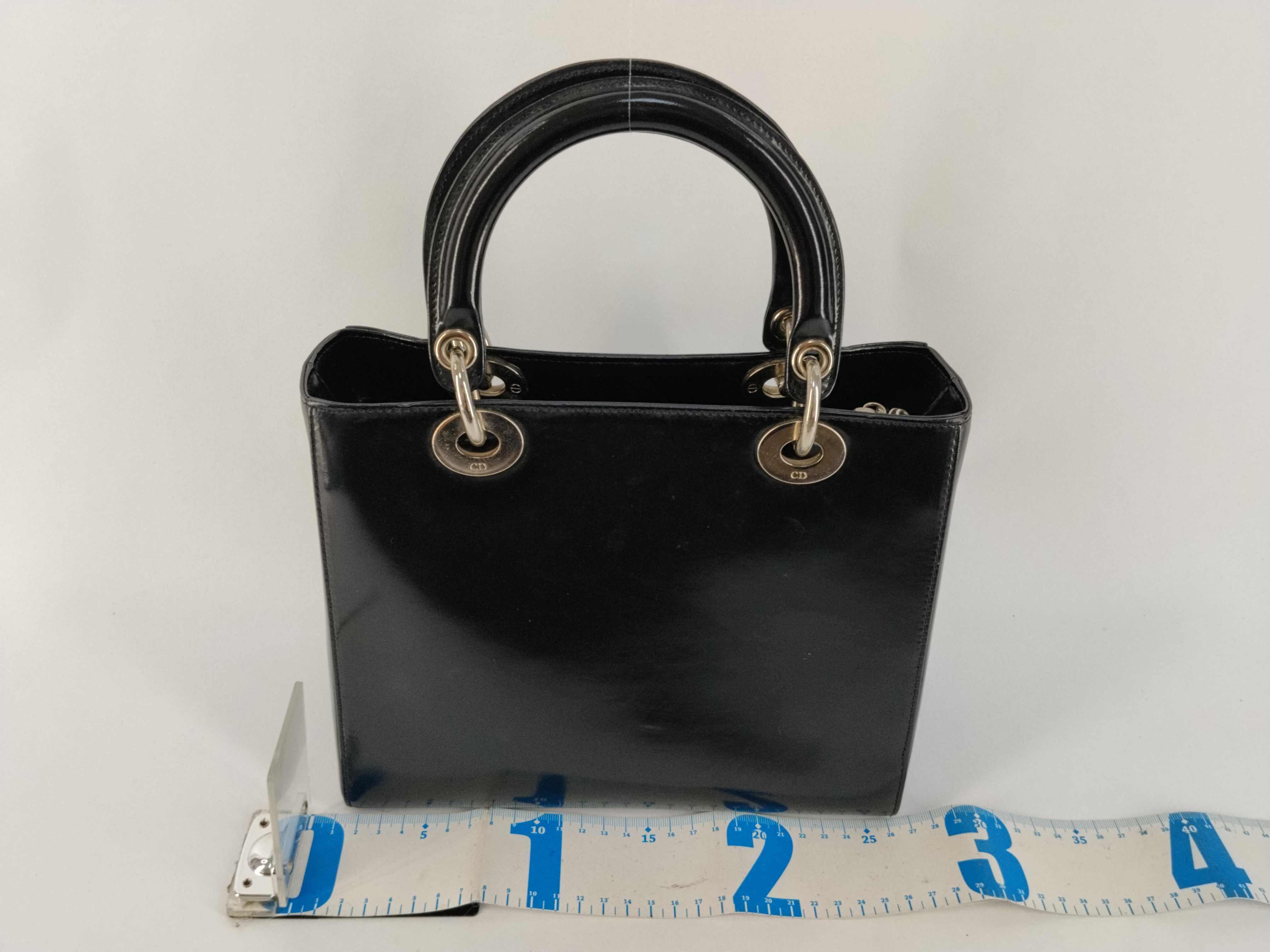 Lady Dior patent leather handbag — view 2