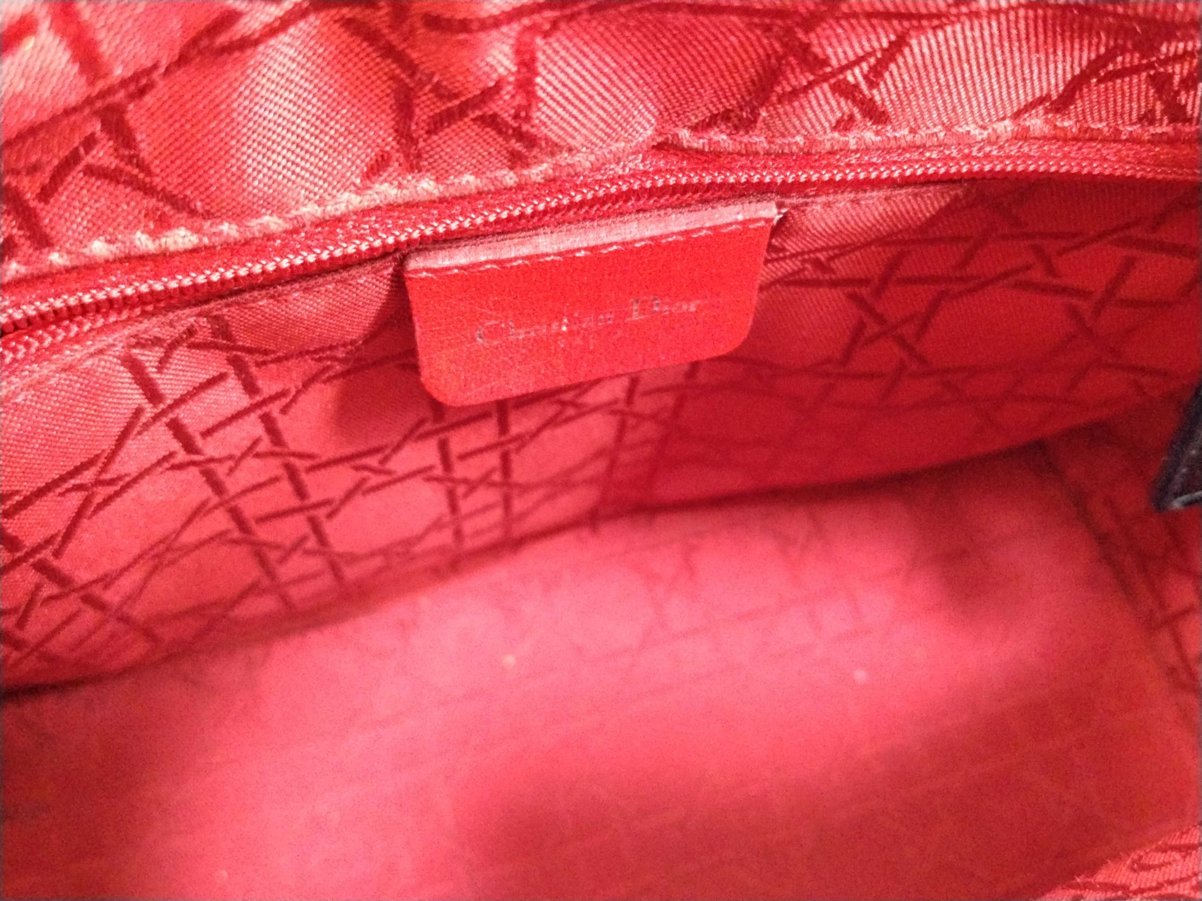 Lady Dior patent leather handbag — view 12