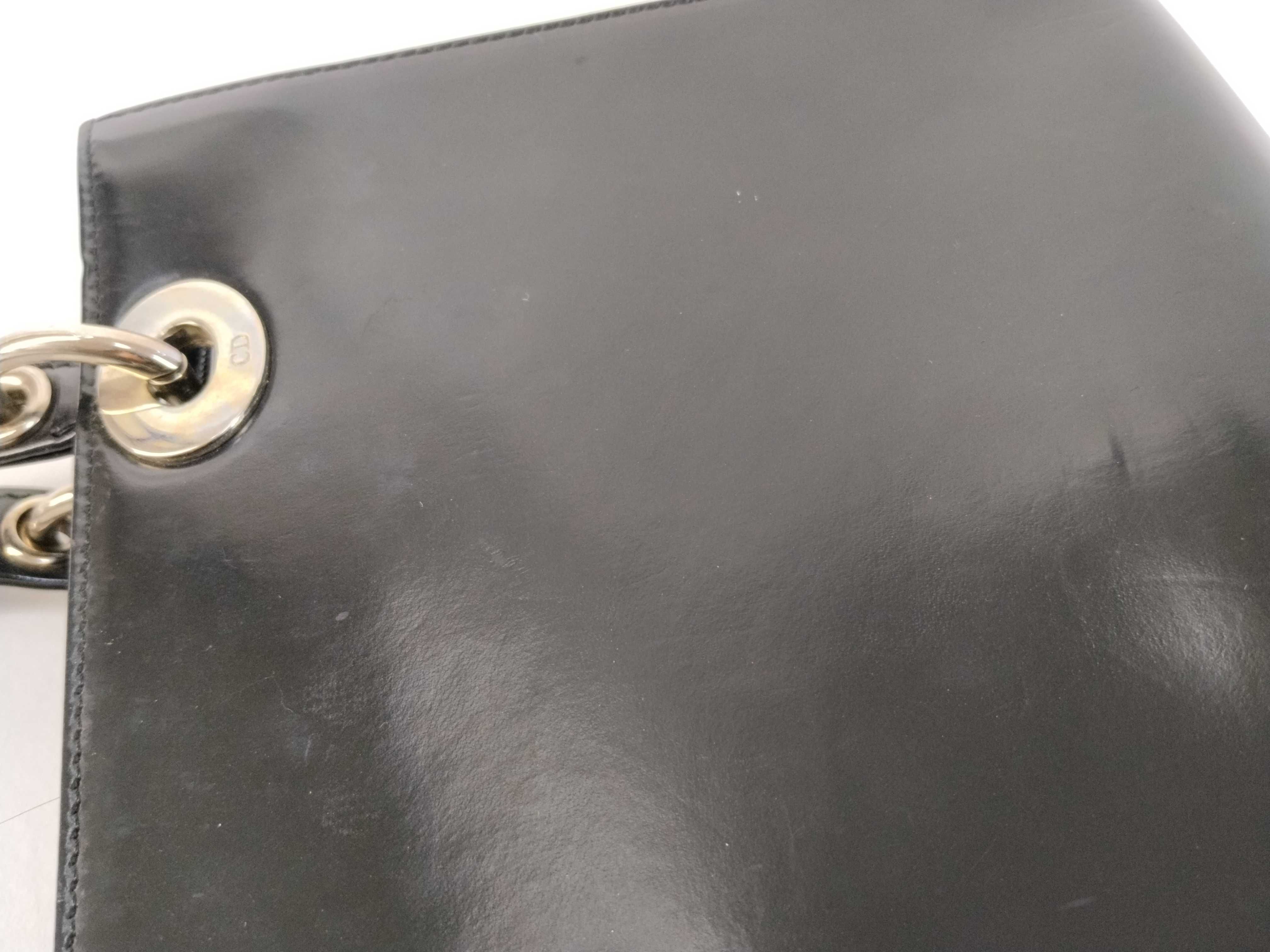 Lady Dior patent leather handbag — view 14