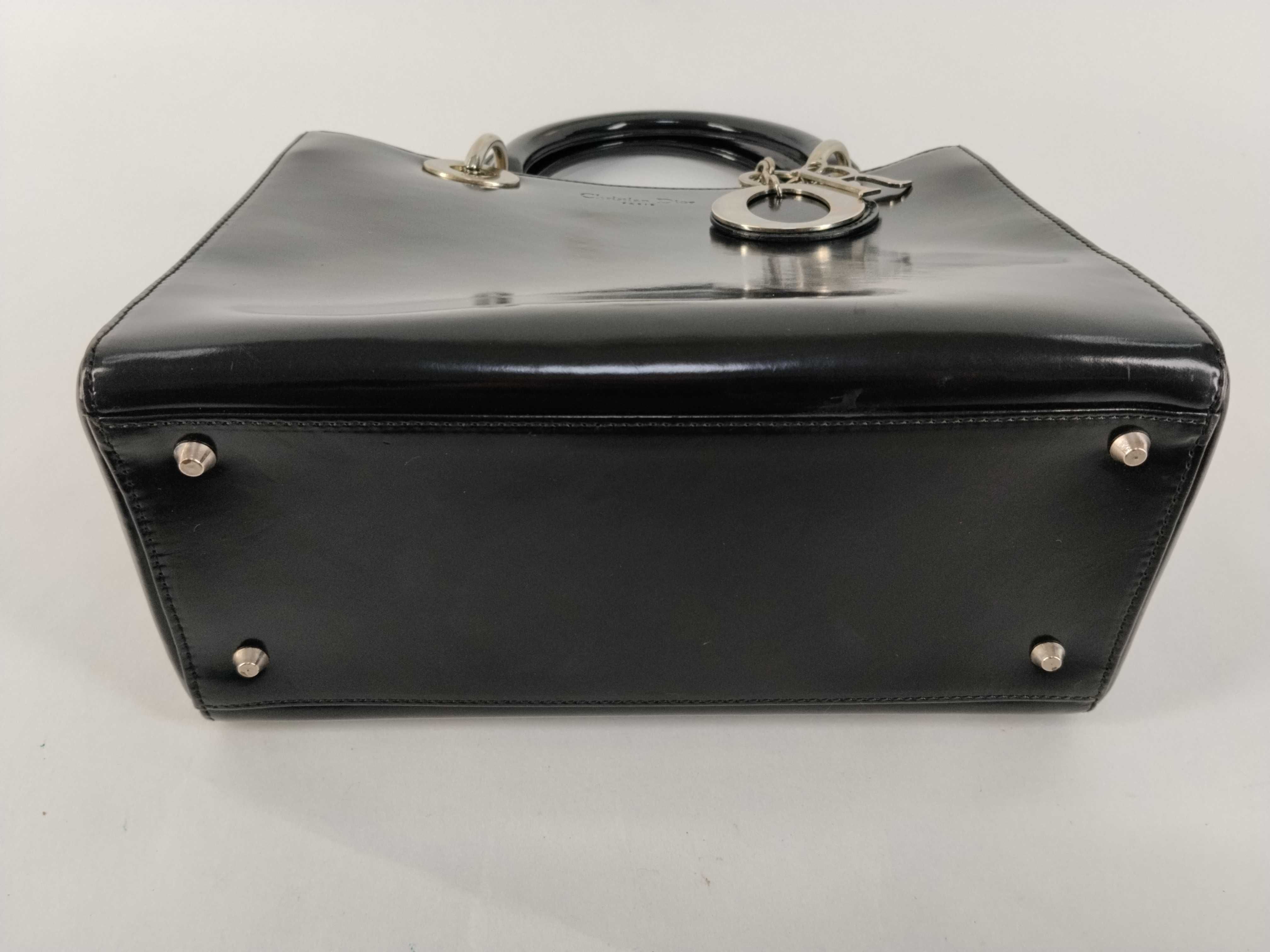 Lady Dior patent leather handbag — view 7