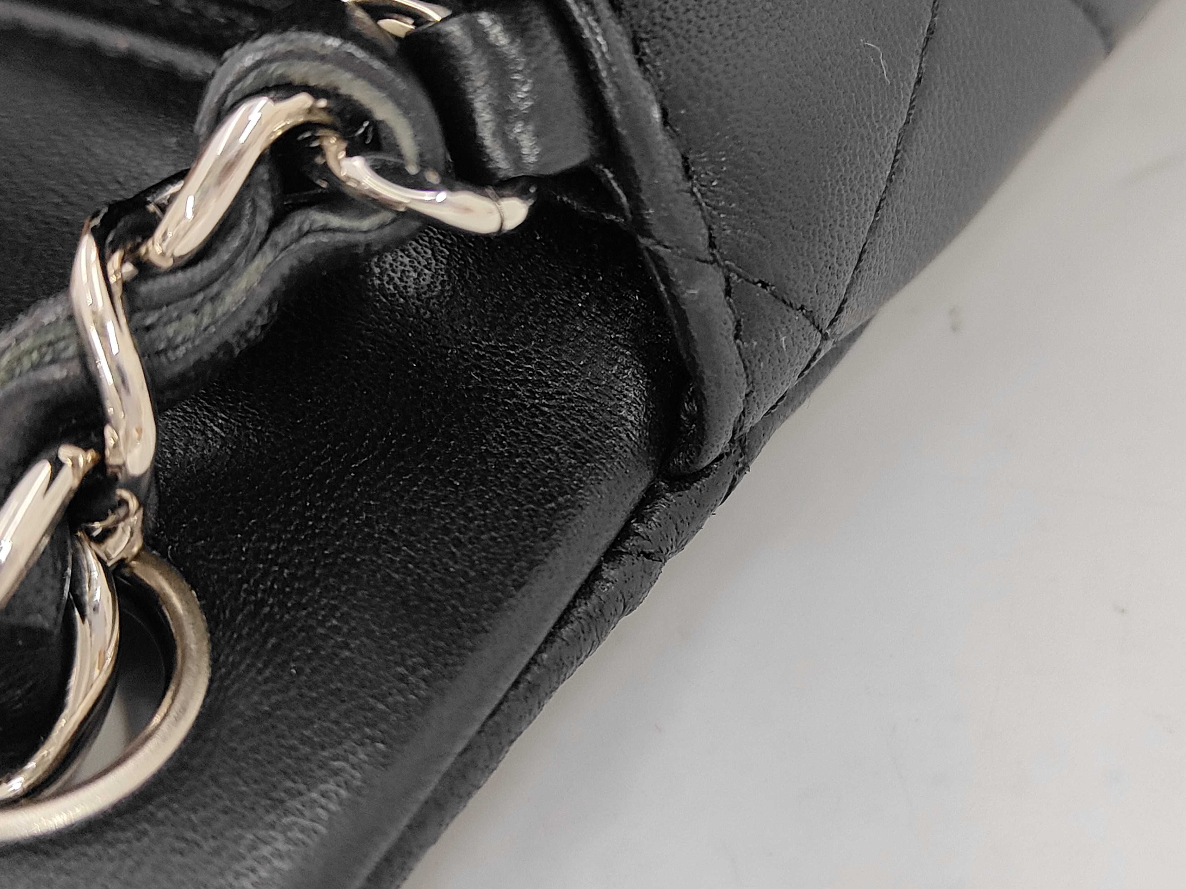 Mini Matelassé 17 Lambskin Black with Silver Hardware, Serial Number 29, Includes Card Seal, Box, Dust Bag, Shoulder Bag — view 9