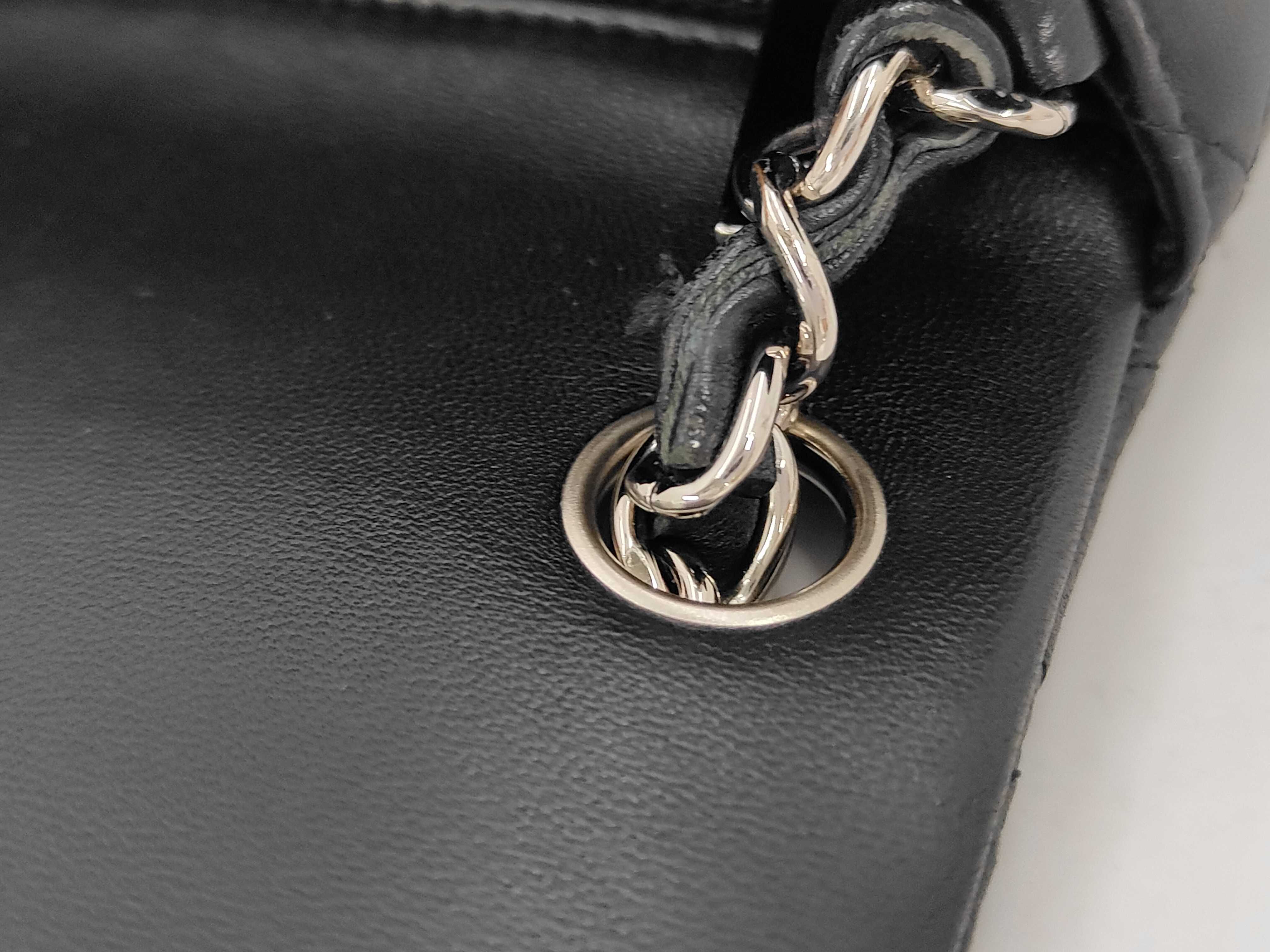 Mini Matelassé 17 Lambskin Black with Silver Hardware, Serial Number 29, Includes Card Seal, Box, Dust Bag, Shoulder Bag — view 10